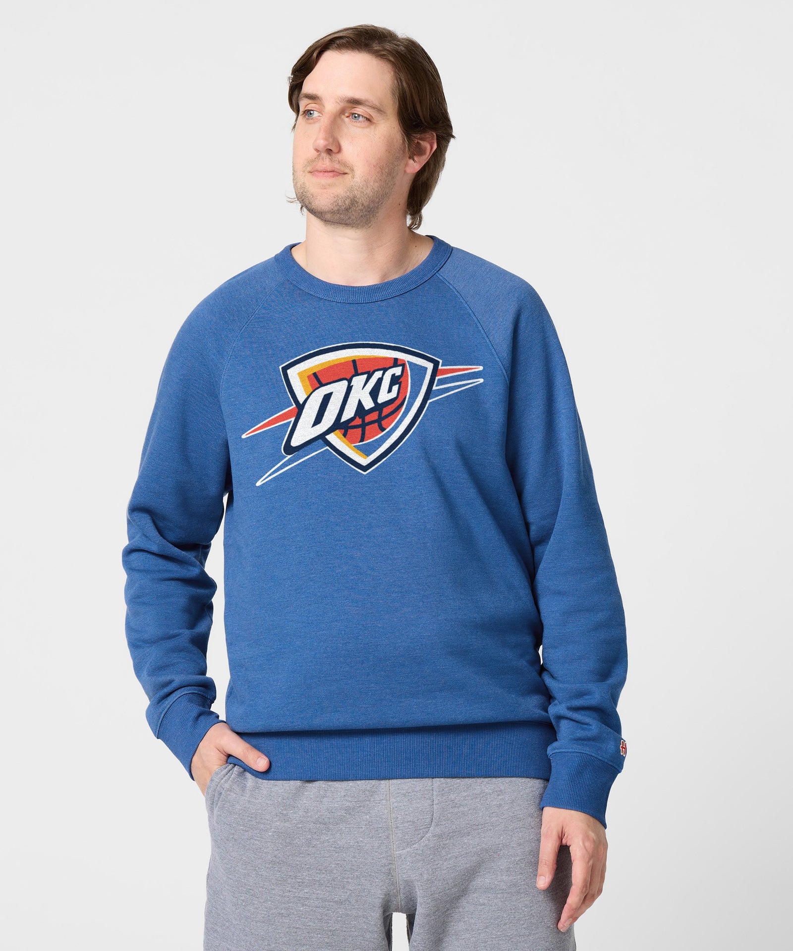 Okc Thunder Logo Crewneck