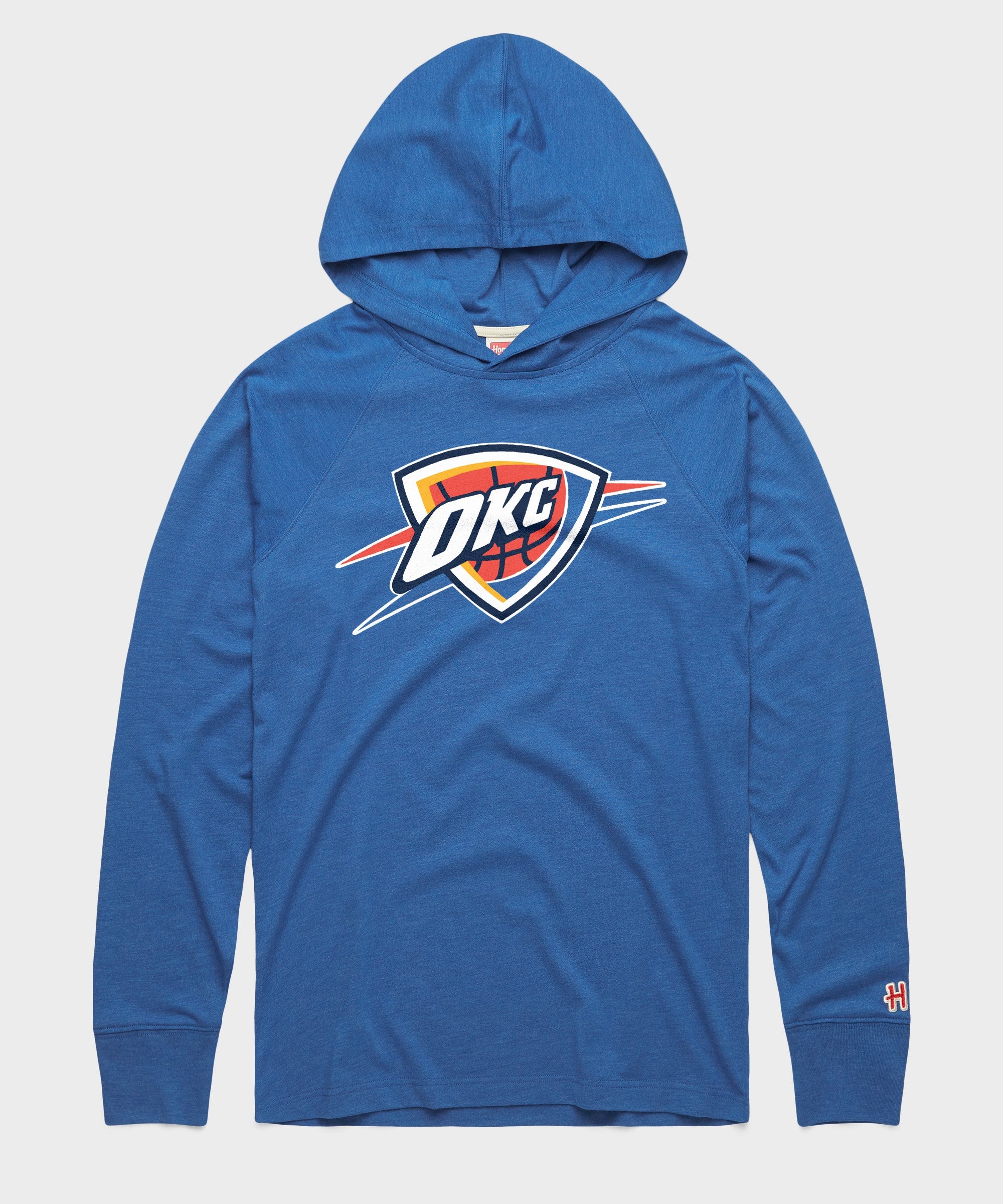 Okc Thunder Logo Lightweight Hoodie