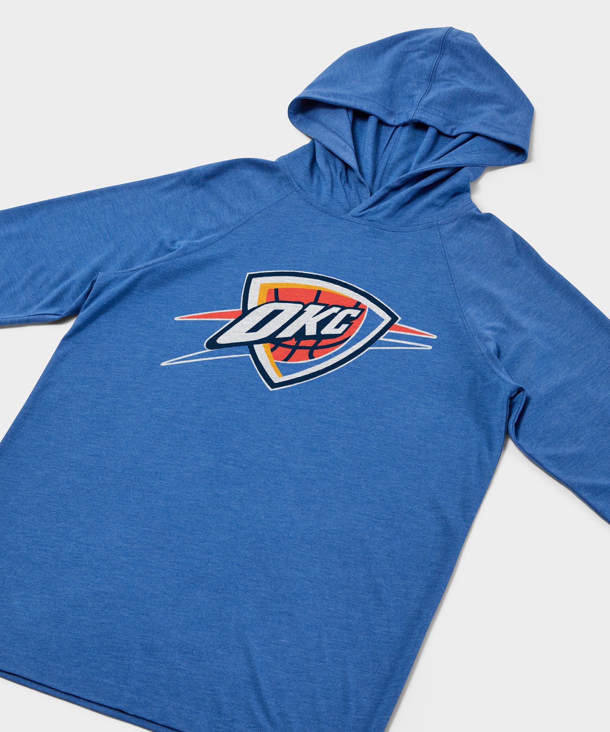 Okc Thunder Logo Lightweight Hoodie
