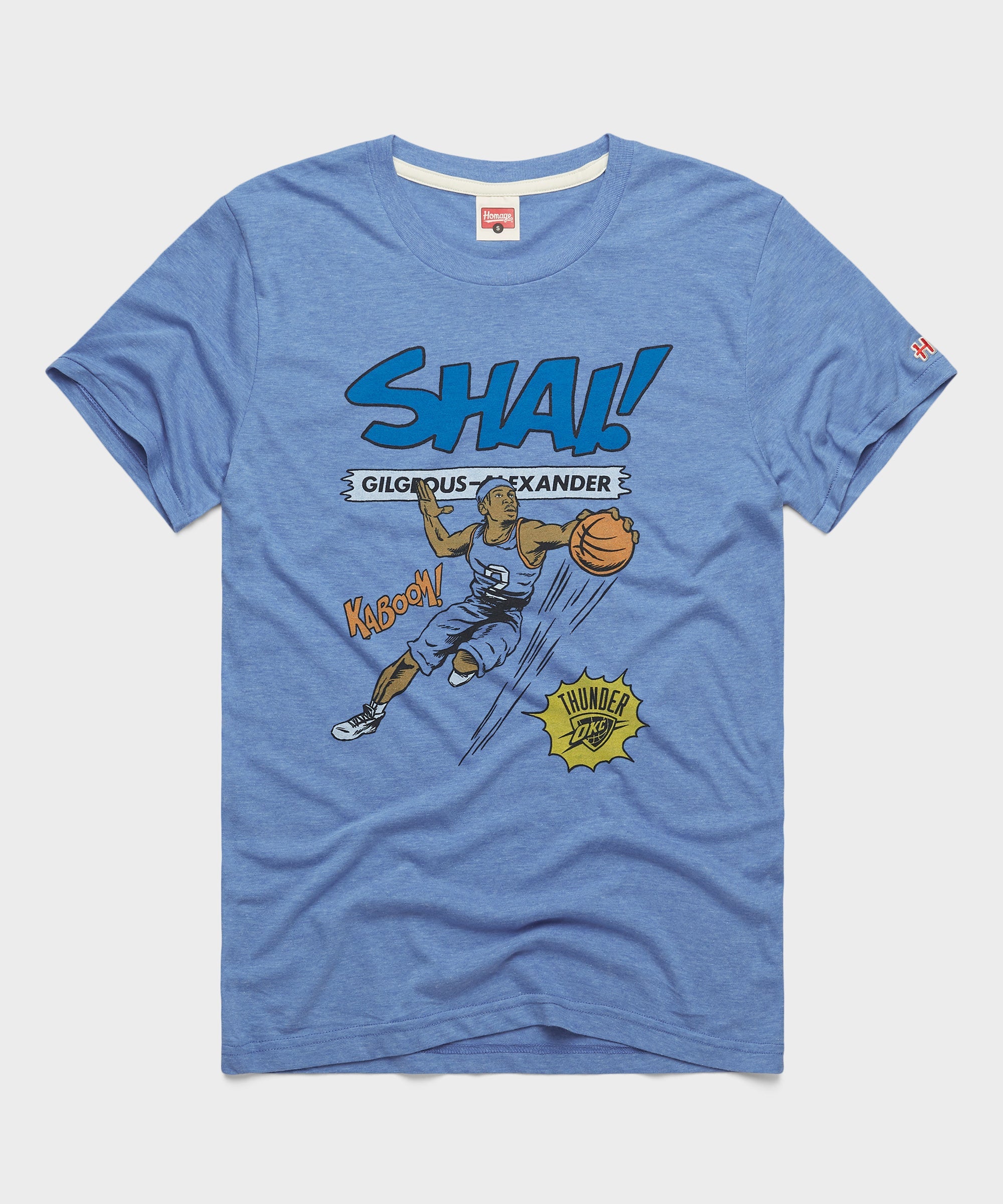 Oklahoma City Comic Book Shai Gilgeous-Alexander Light Blue