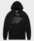 Oklahoma City Thunder Logo Blackout Hoodie