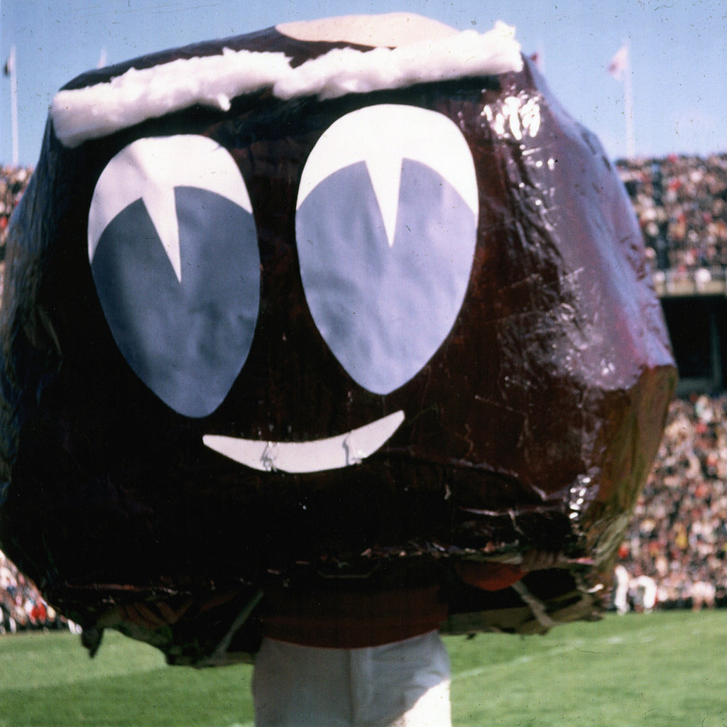 The original Brutus Buckeye. Courtesy of The Ohio State University Archives.