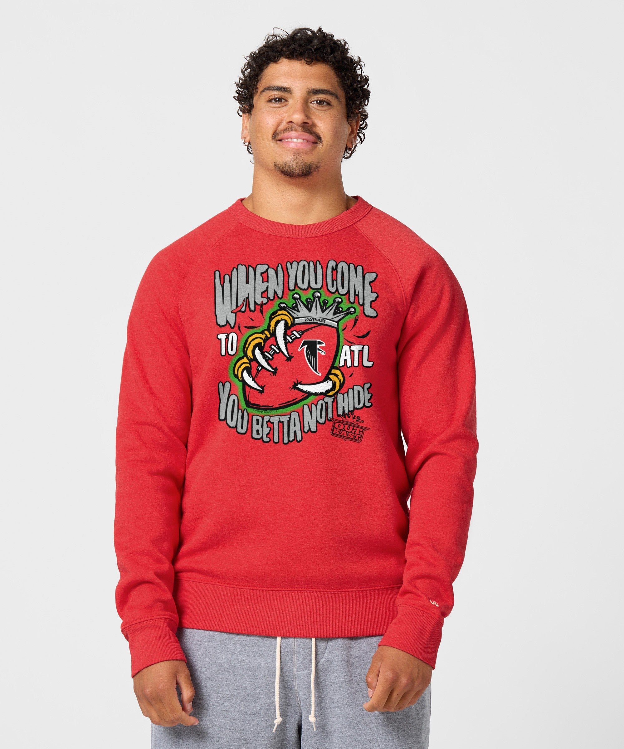 Outkast X Atlanta Falcons You Betta Not Hide Crewneck