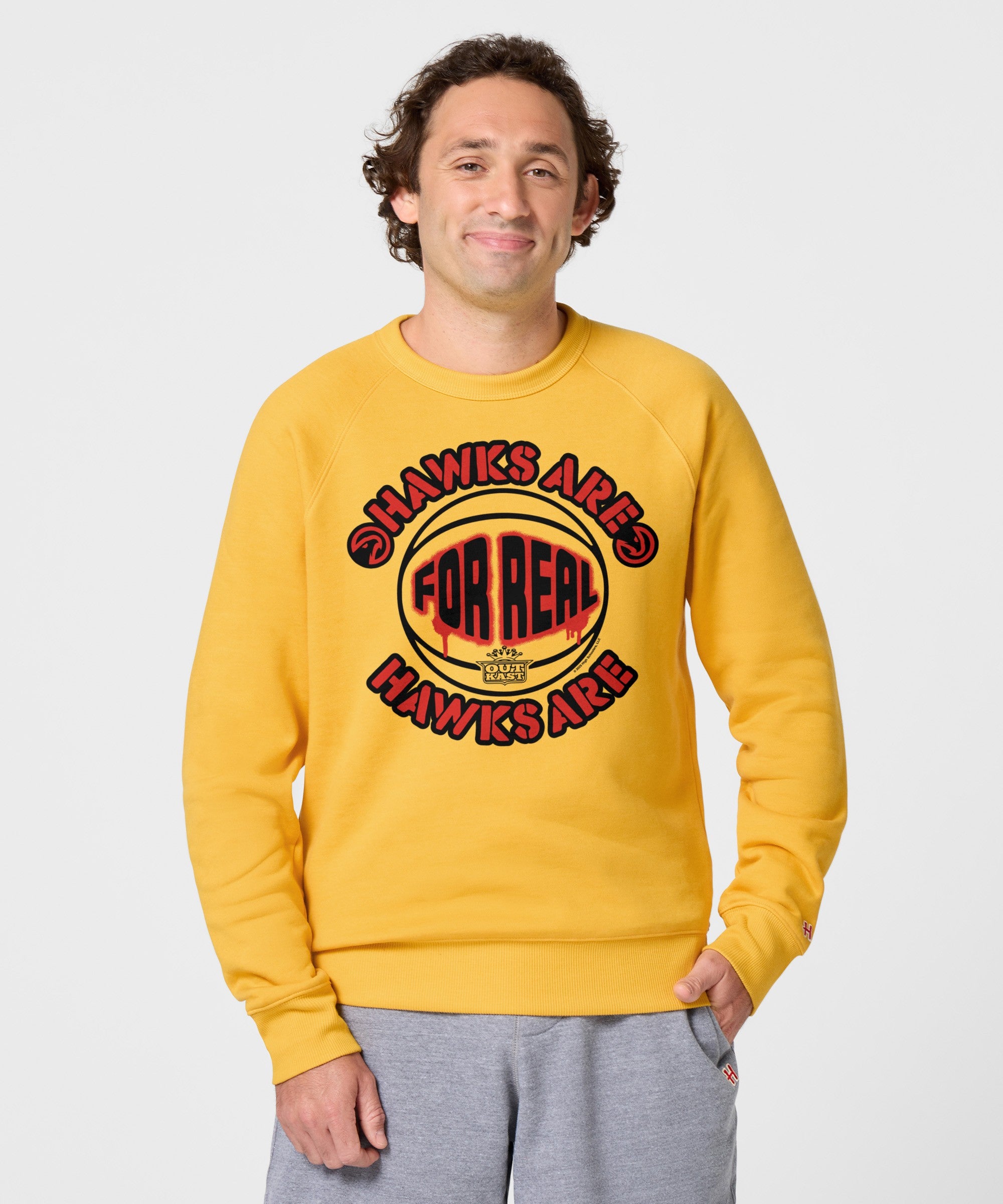 Outkast X Atlanta Hawks Hawks Are For Real Crewneck