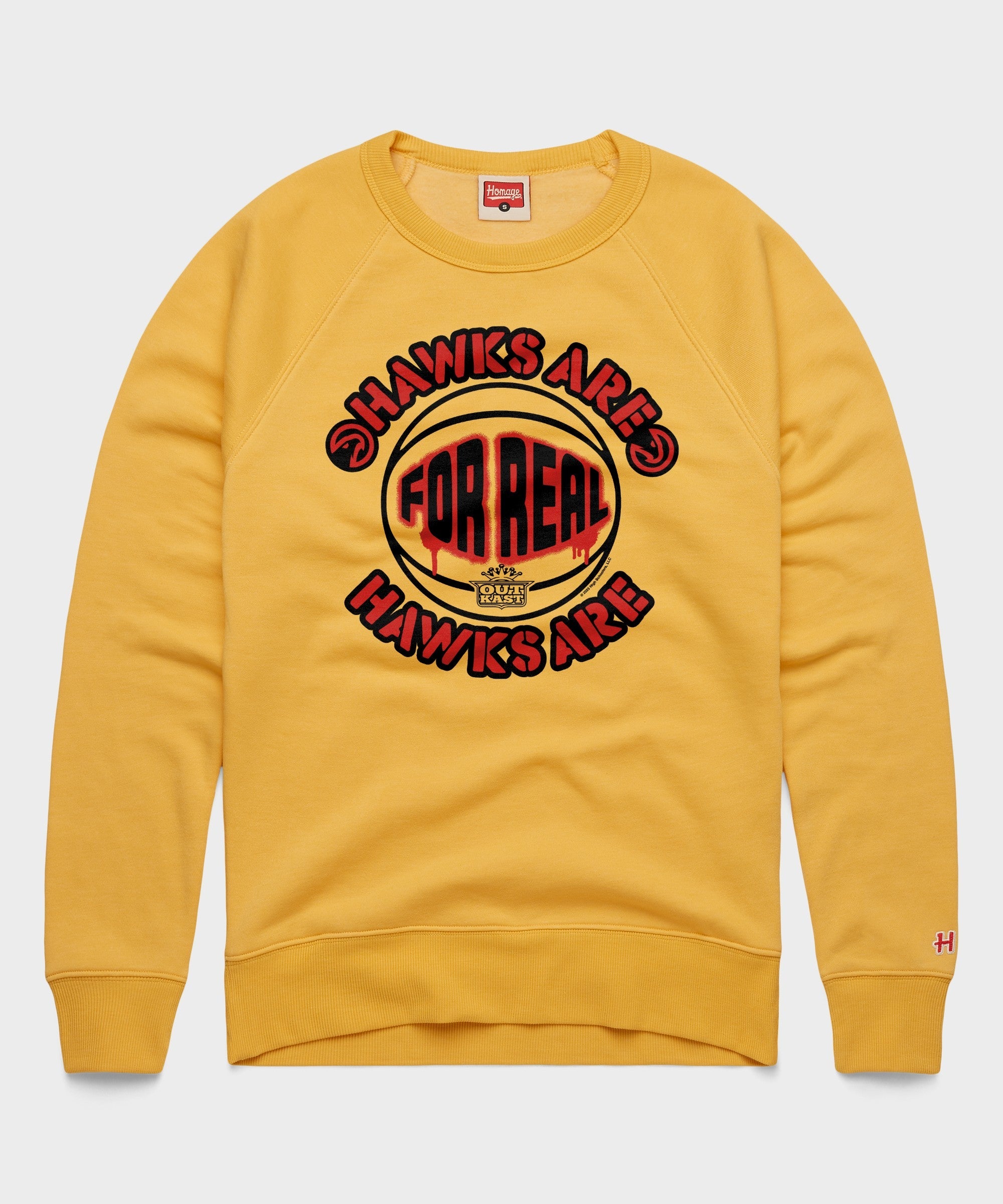 Outkast x Atlanta Hawks Hawks Are For Real Crewneck