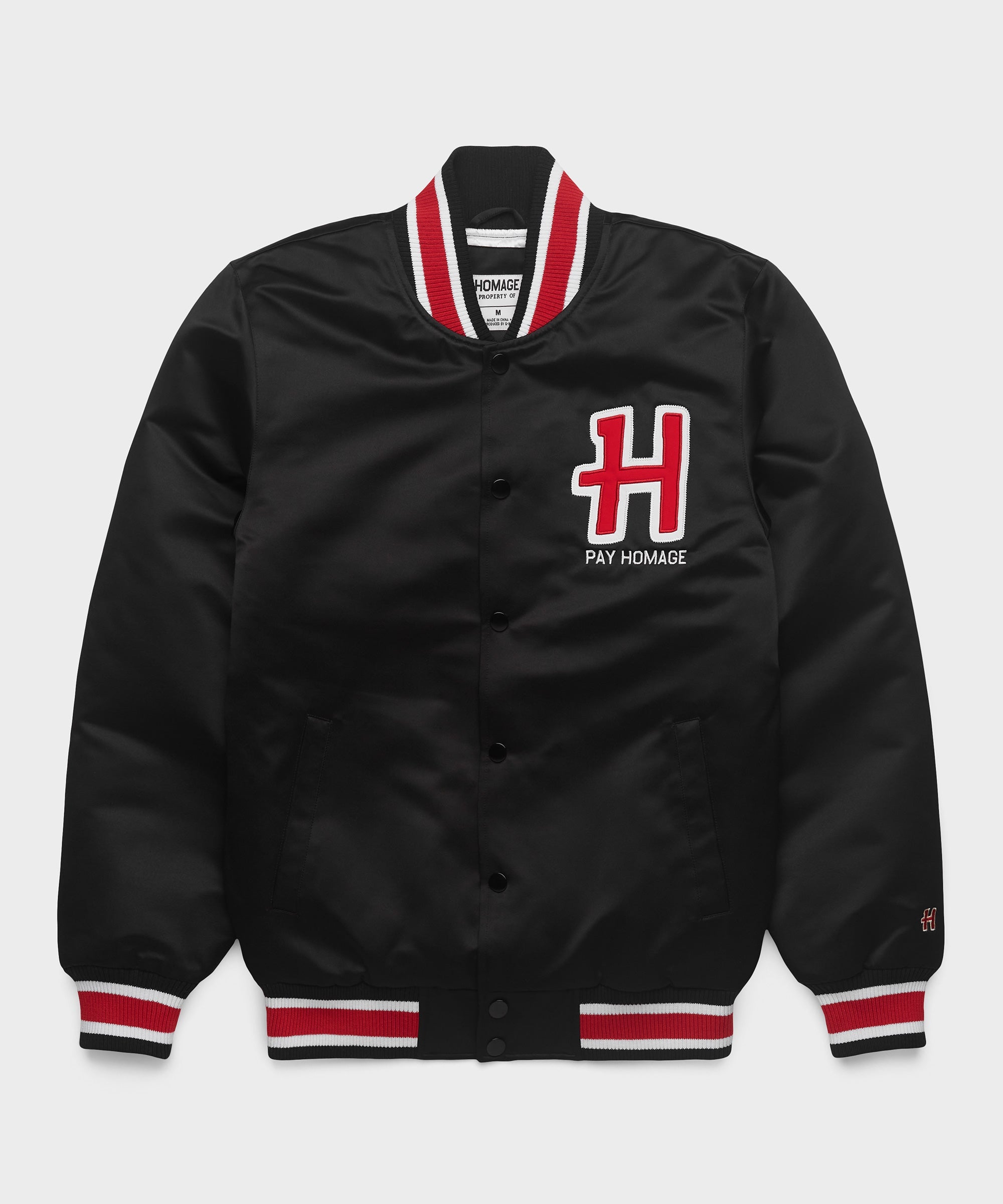 PAY HOMAGE Satin Jacket