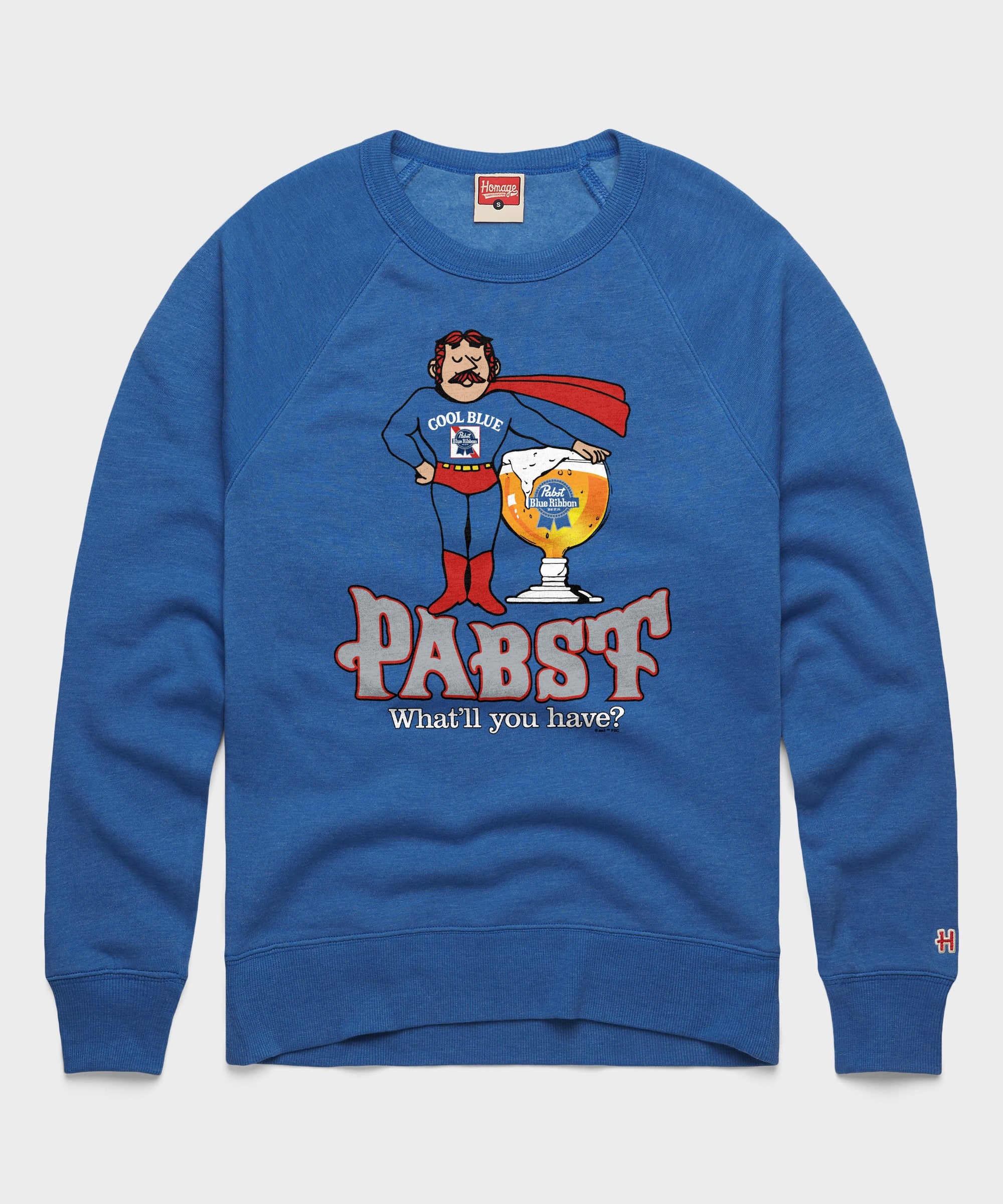 Pabst Cool Blue Crewneck