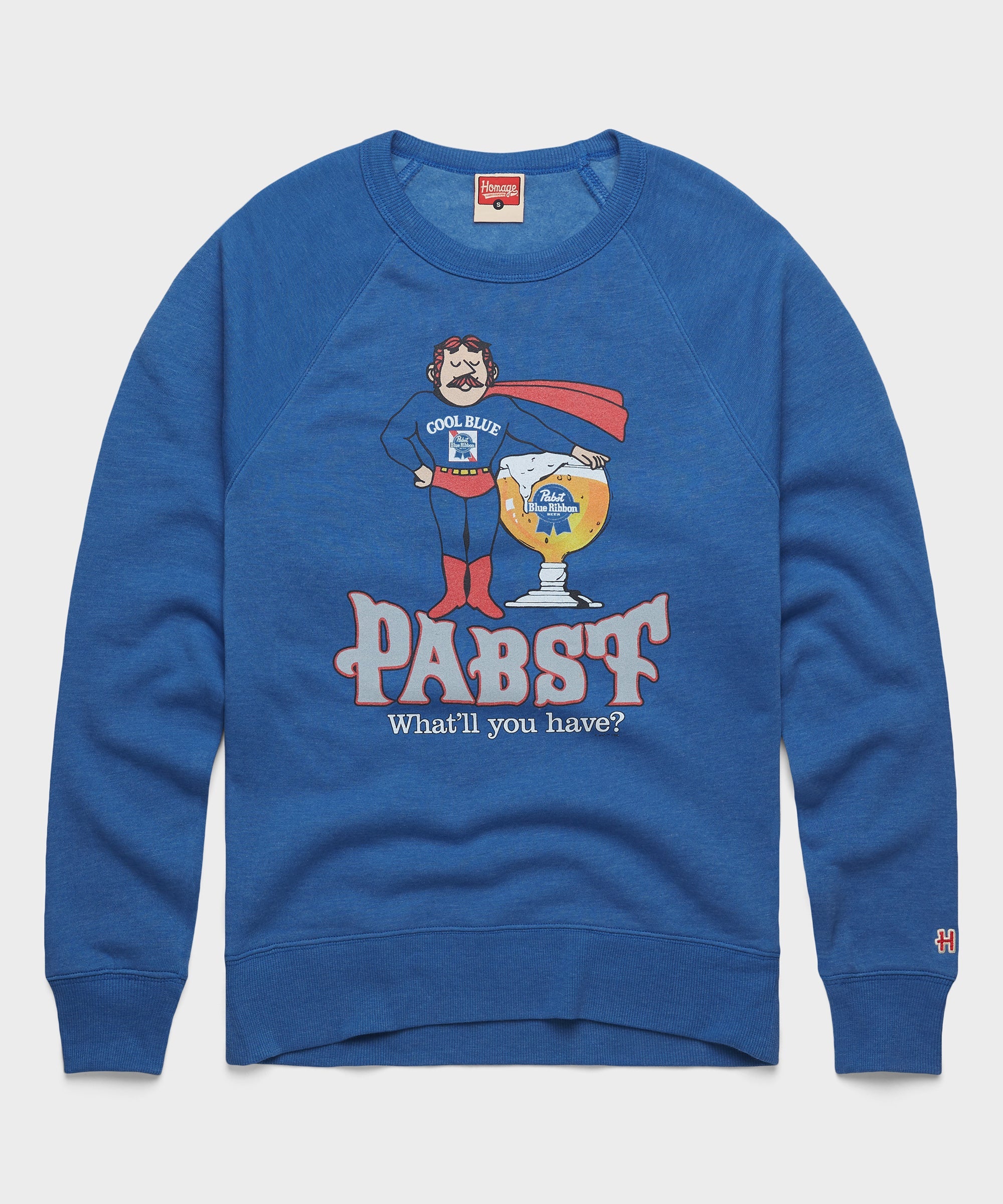 Pabst Cool Blue Crewneck