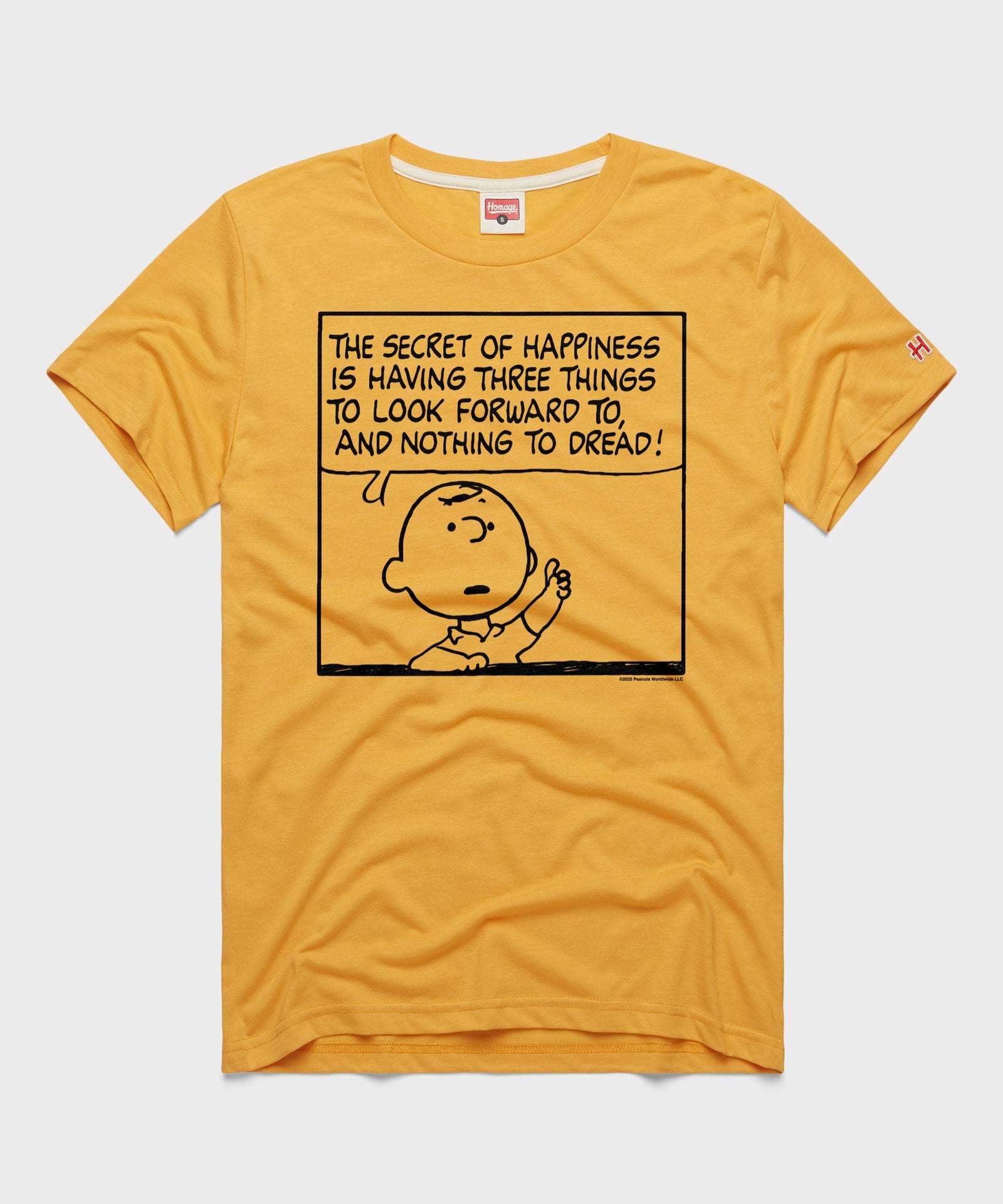 Peanuts Charlie Brown Secret Of Happiness