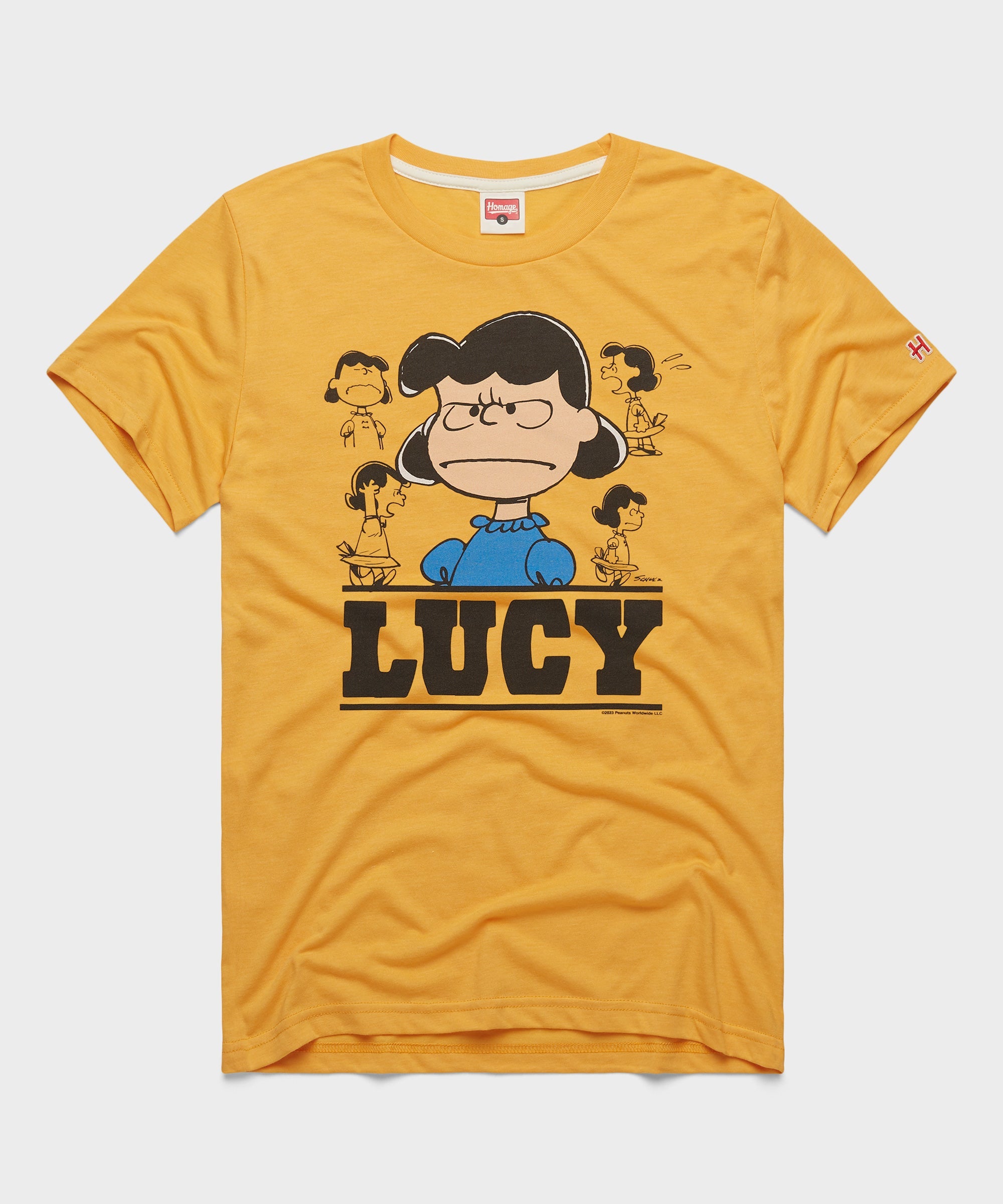 Peanuts Lucy Gold