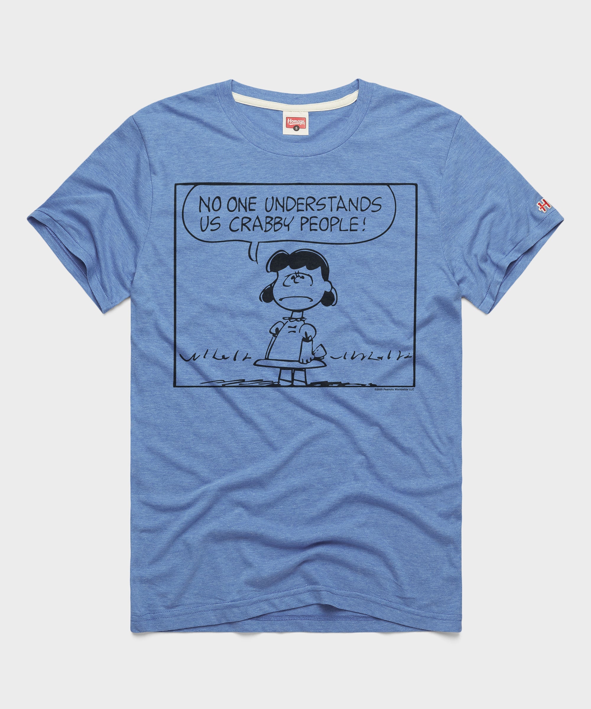 Peanuts Lucy Crabby People Light Blue