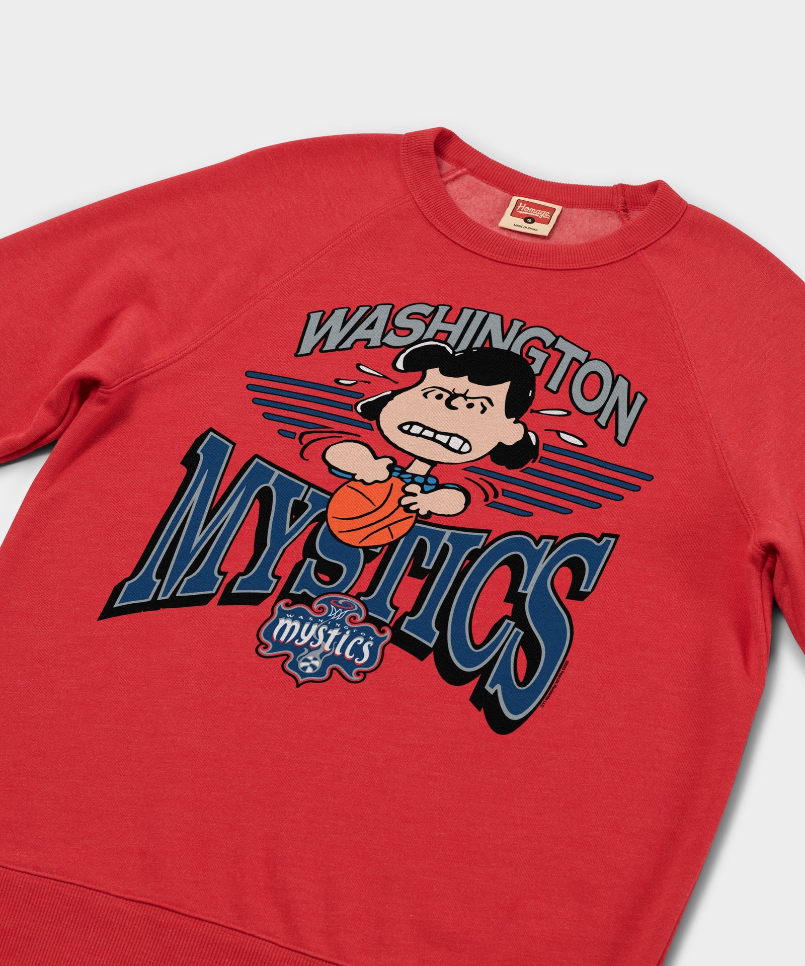 Peanuts Lucy X Washington Mystics Crewneck