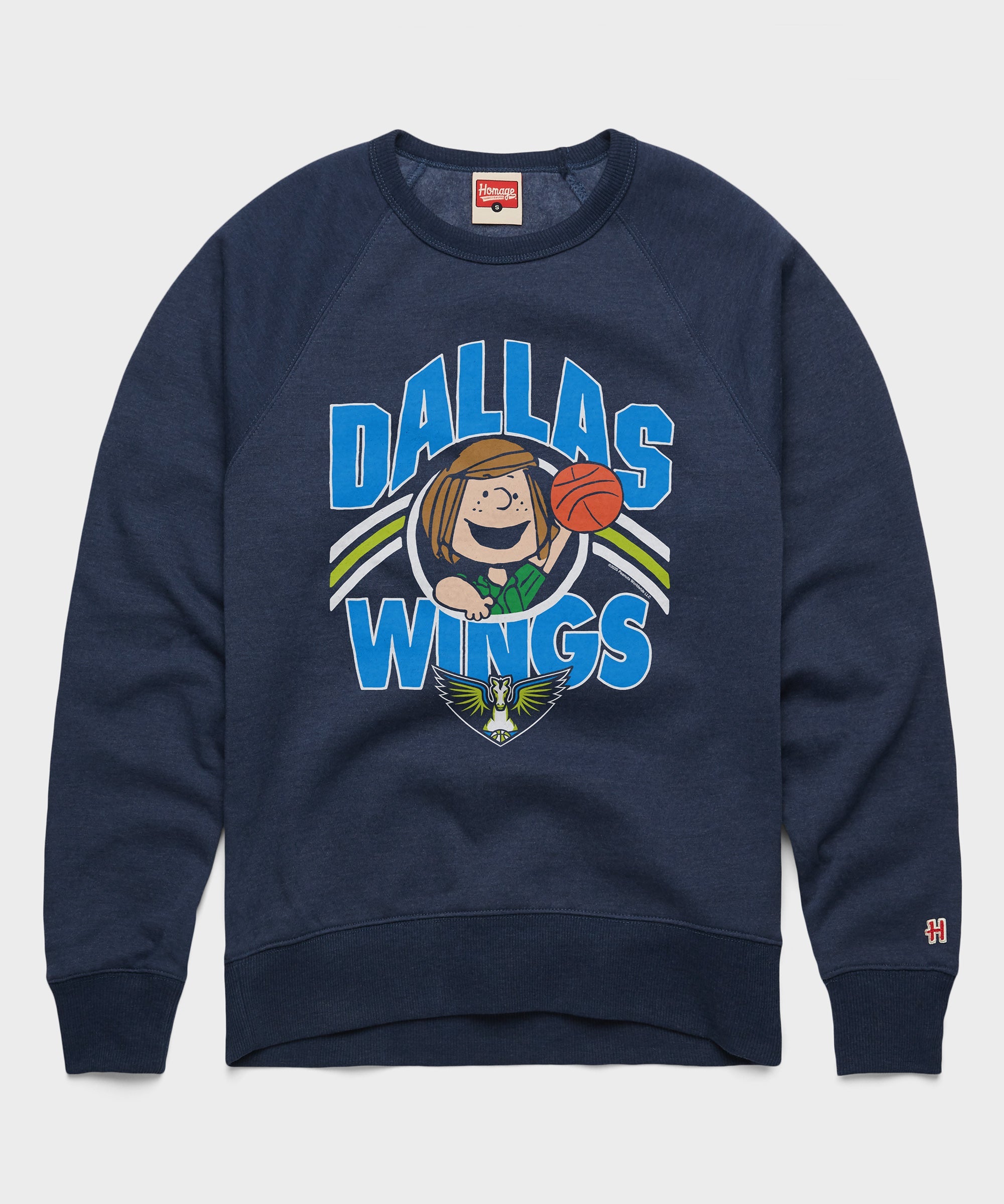 Peanuts Peppermint Patty x Dallas Wings Crewneck
