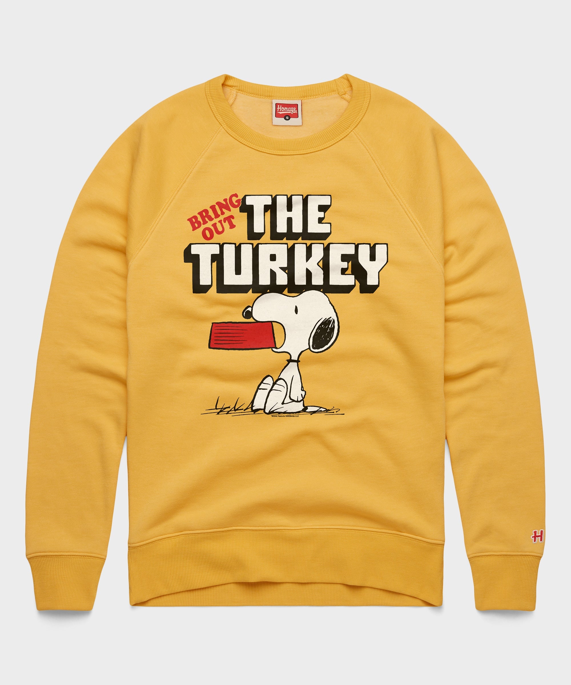 Peanuts Snoopy Bring Out The Turkey Crewneck
