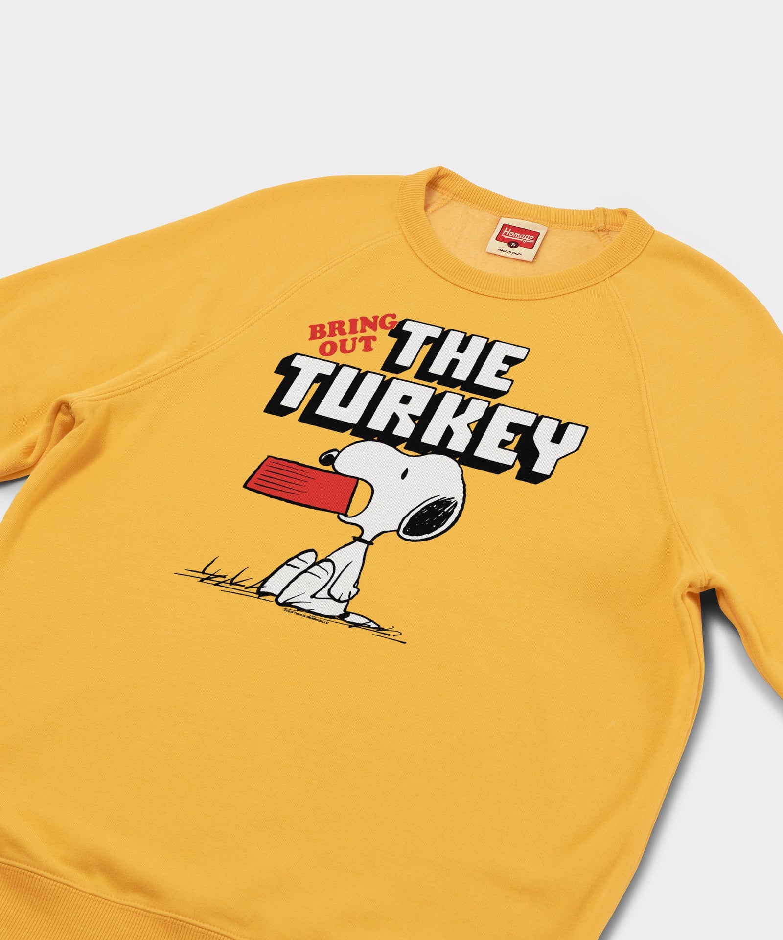 Peanuts Snoopy Bring Out The Turkey Crewneck