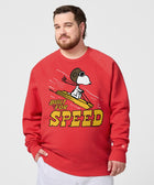 Peanuts Snoopy Built For Speed Crewneck