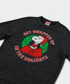 Peanuts Snoopy Get Wrapped Up In The Holidays Crewneck
