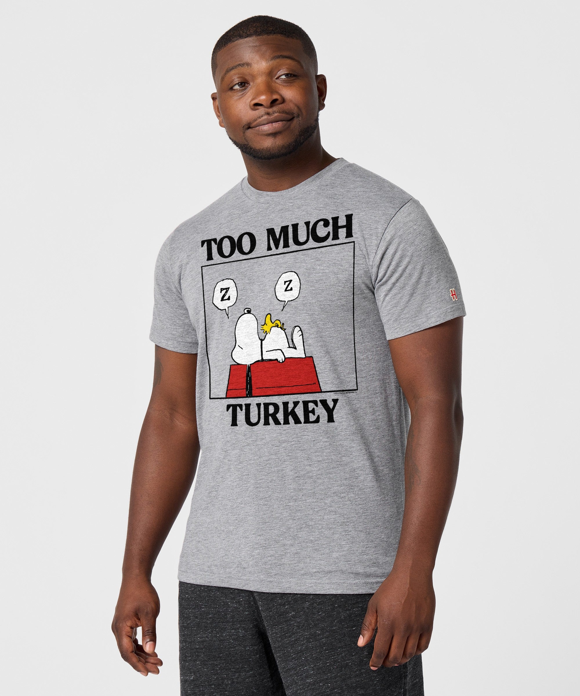 Peanuts Snoopy Too Much Turkey