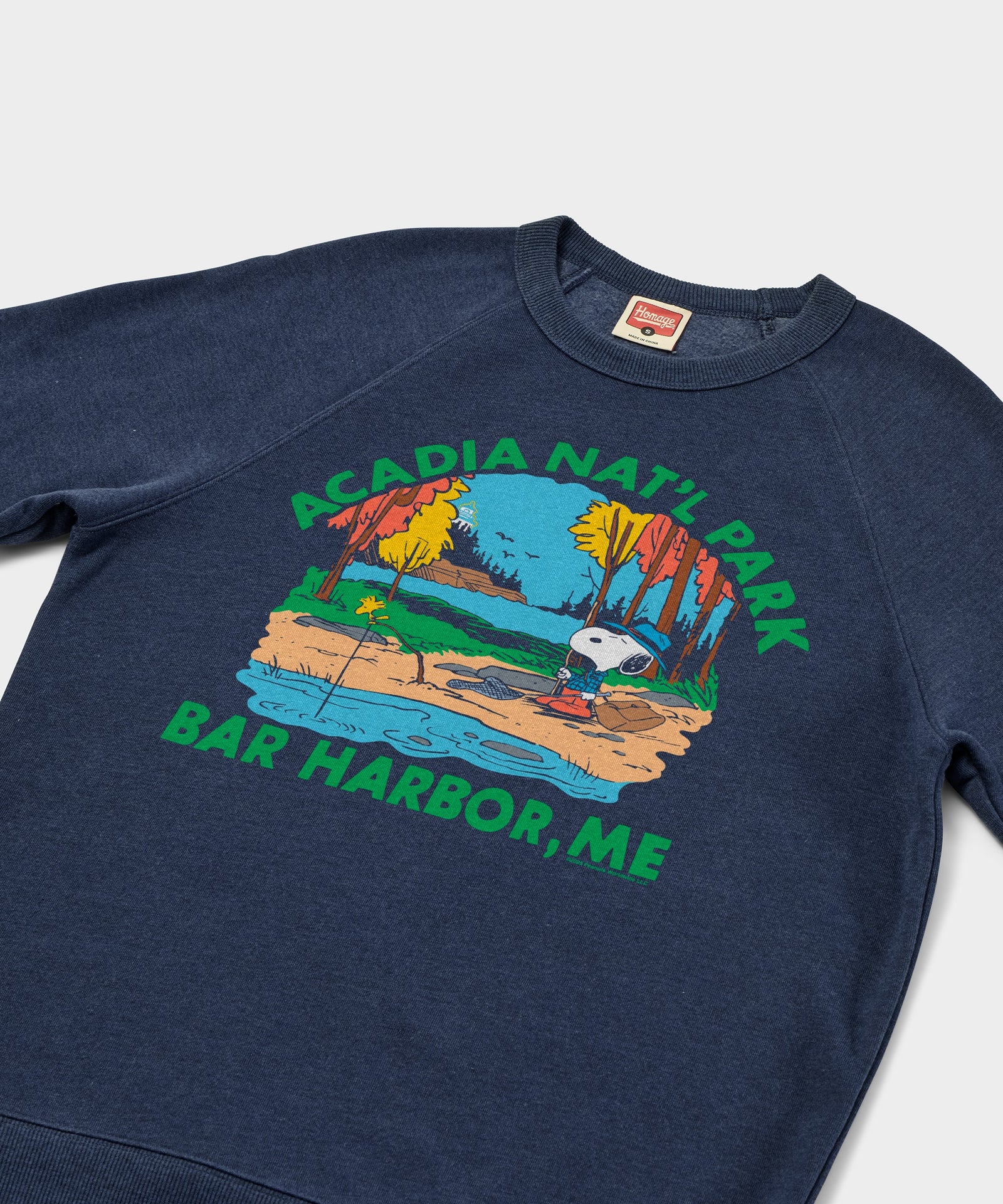 Peanuts Snoopy X Acadia National Park Crewneck