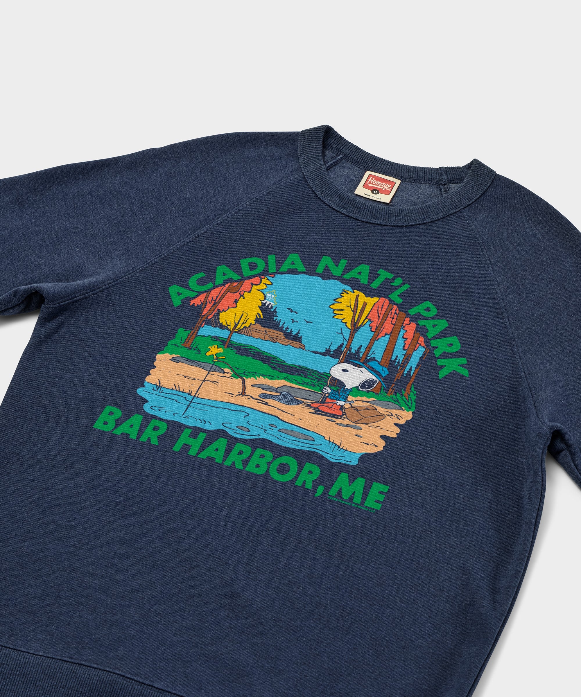 Peanuts Snoopy X Acadia National Park Crewneck