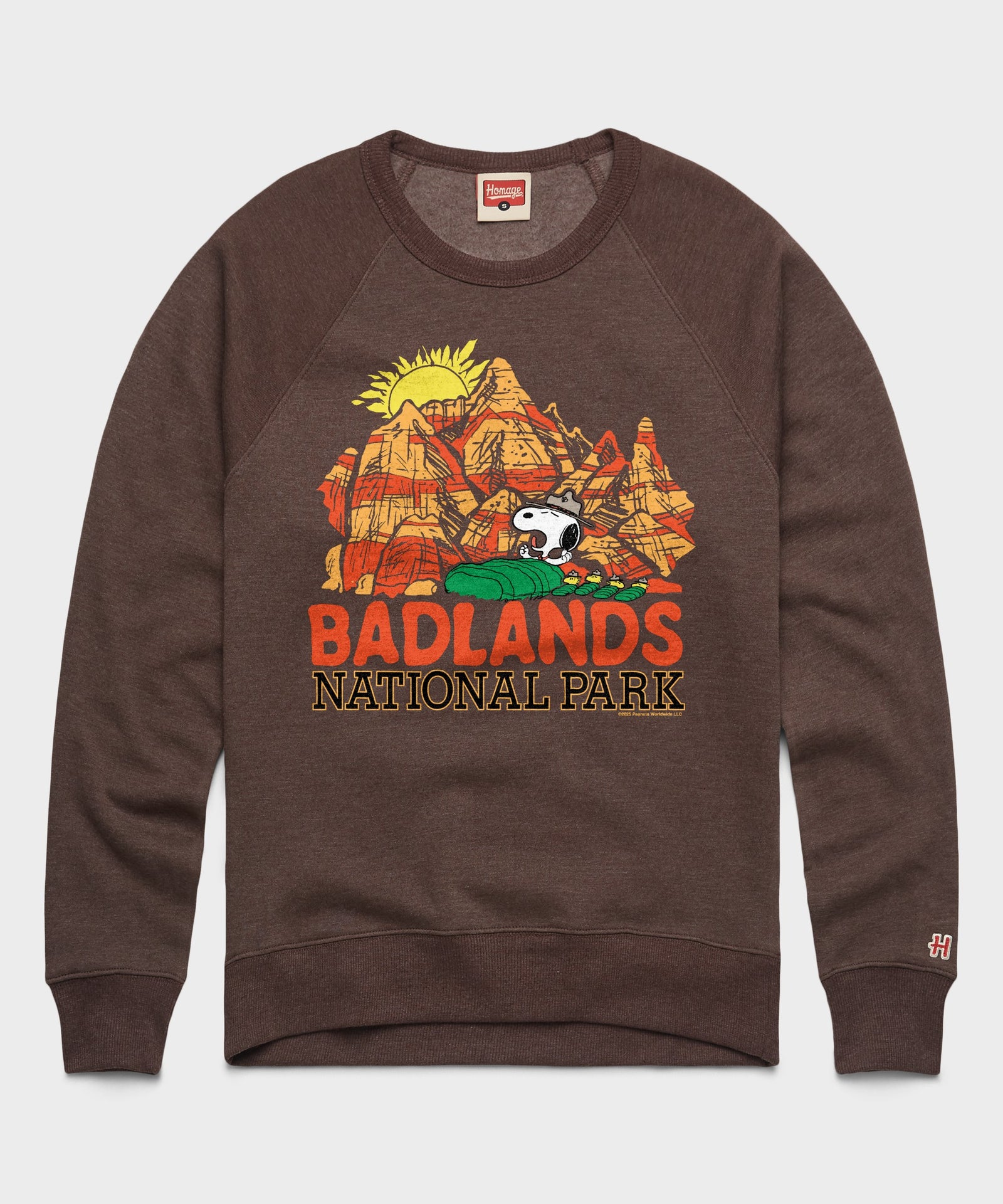Peanuts Snoopy X Badlands National Park Crewneck