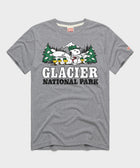 Peanuts Snoopy X Glacier National Park