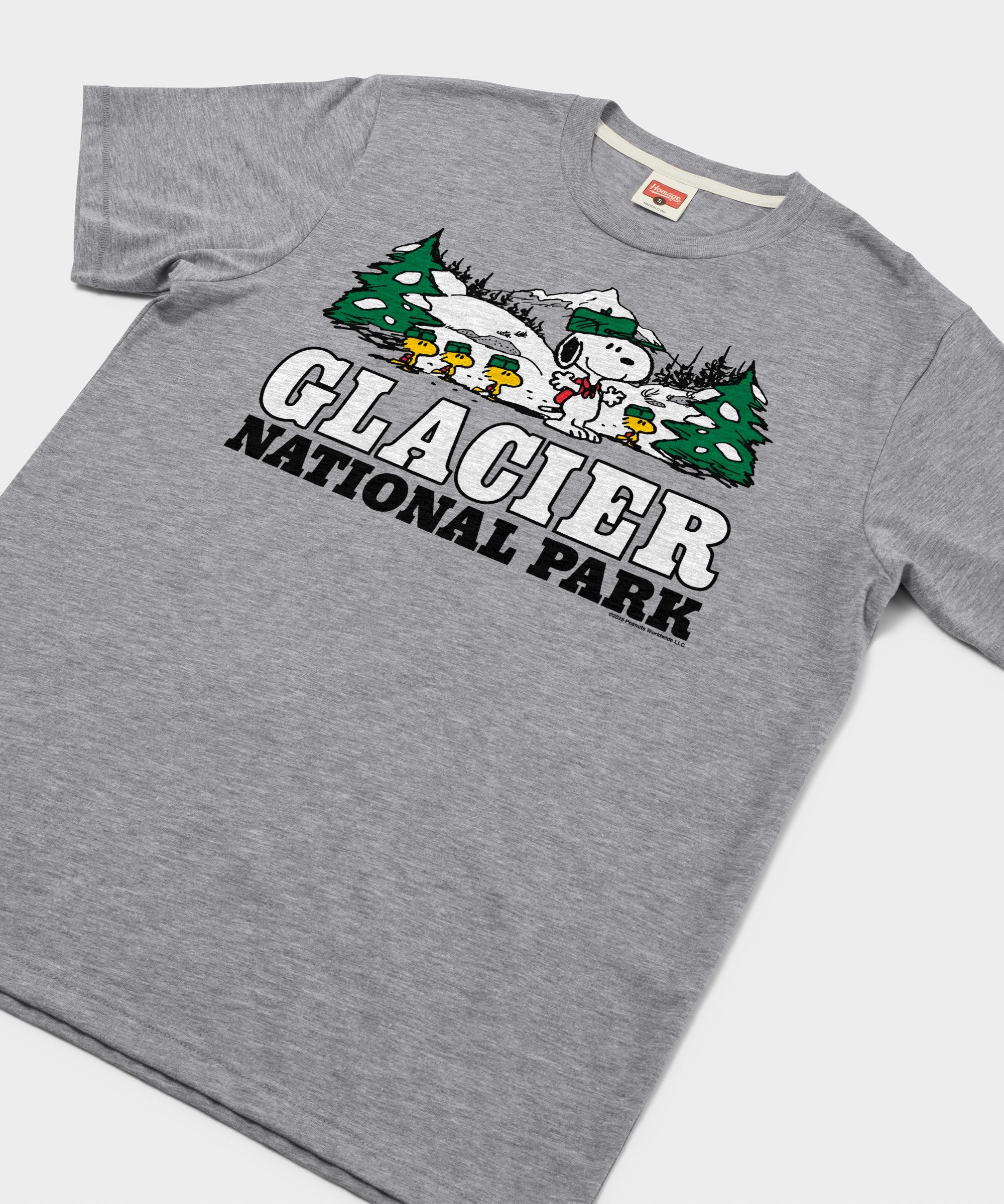 Peanuts Snoopy X Glacier National Park