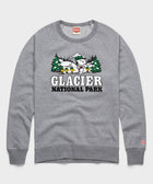 Peanuts Snoopy X Glacier National Park Crewneck