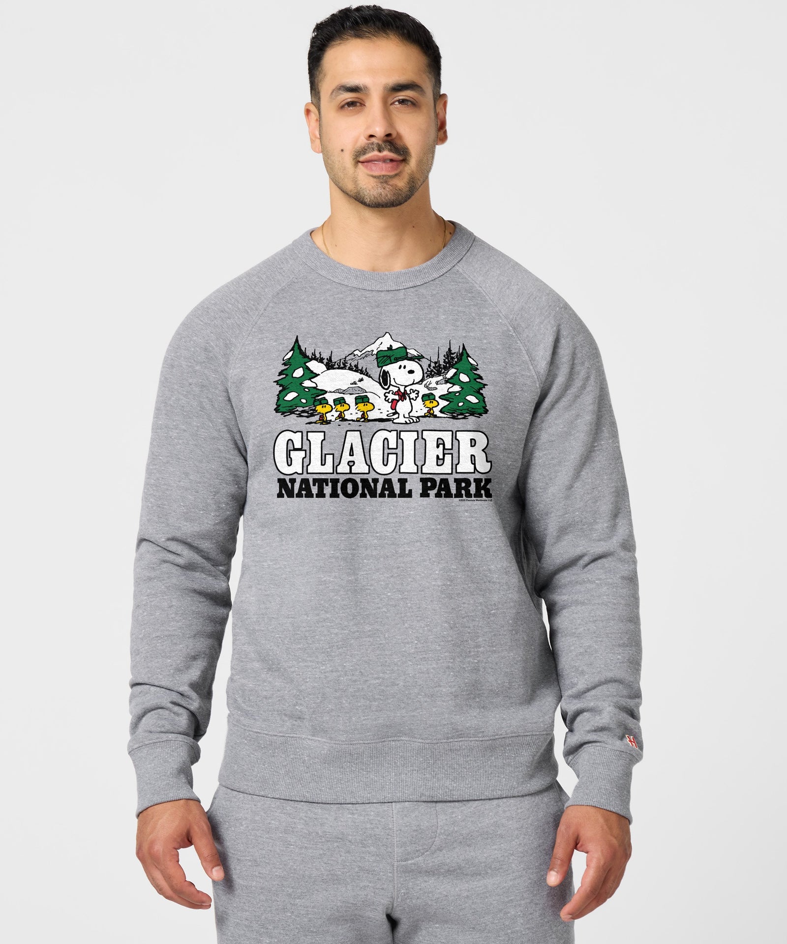 Peanuts Snoopy X Glacier National Park Crewneck