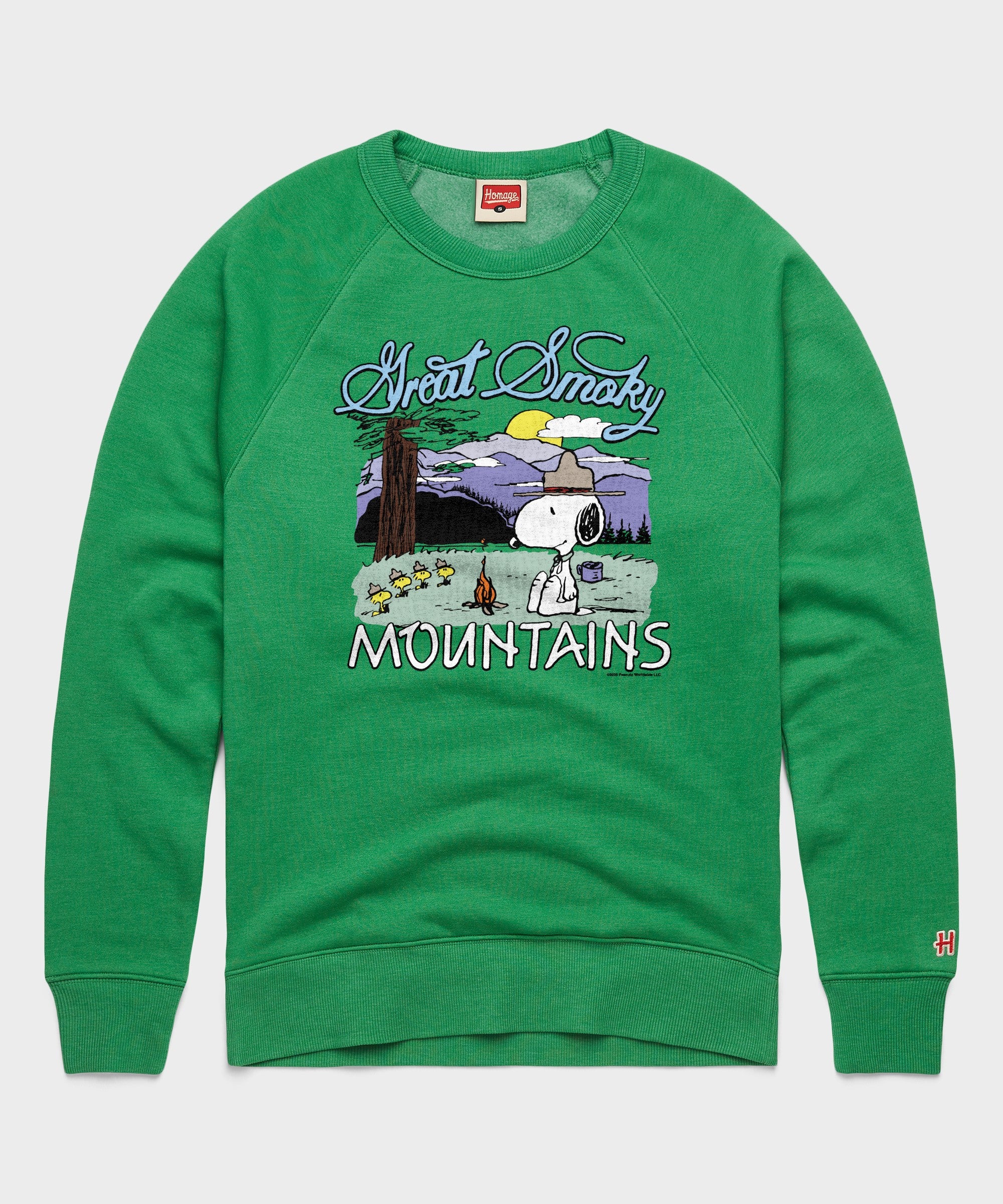Peanuts Snoopy X Great Smoky Mountains National Park Crewneck
