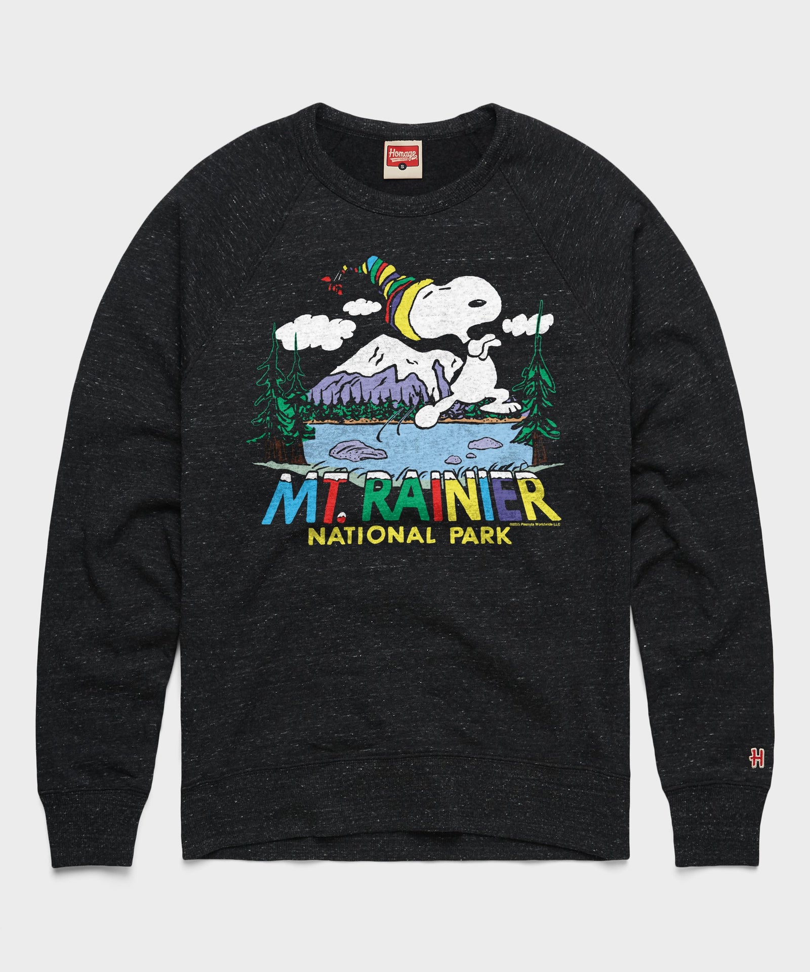 Peanuts Snoopy X Mount Rainier National Park Crewneck