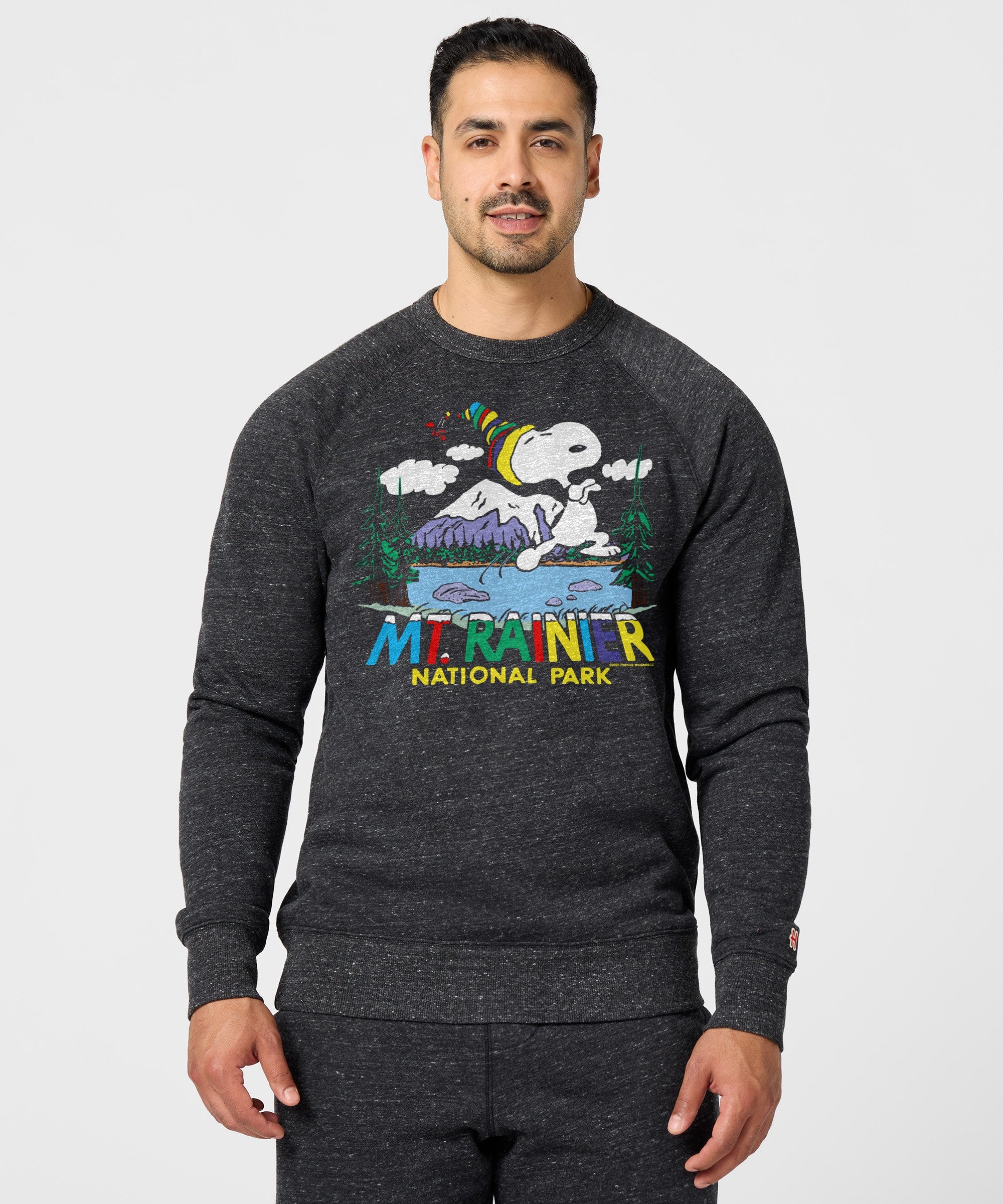Peanuts Snoopy X Mount Rainier National Park Crewneck