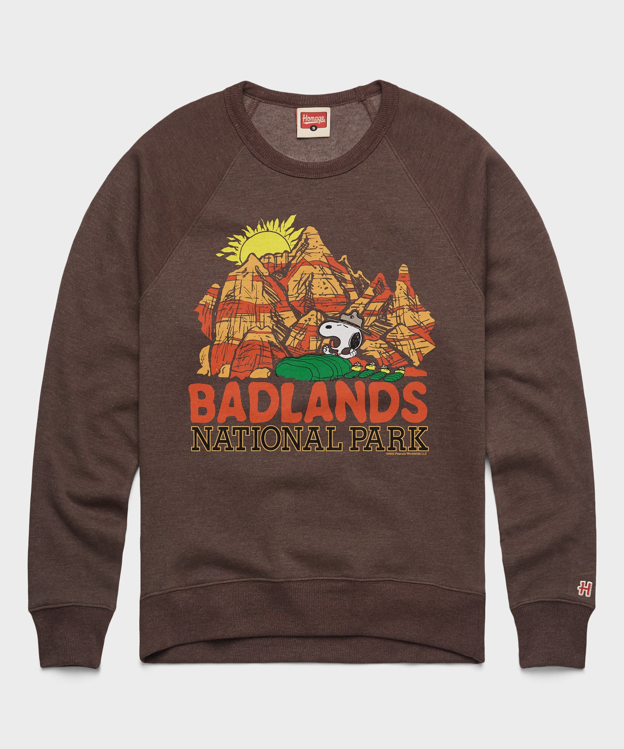Peanuts Snoopy x Badlands National Park Crewneck