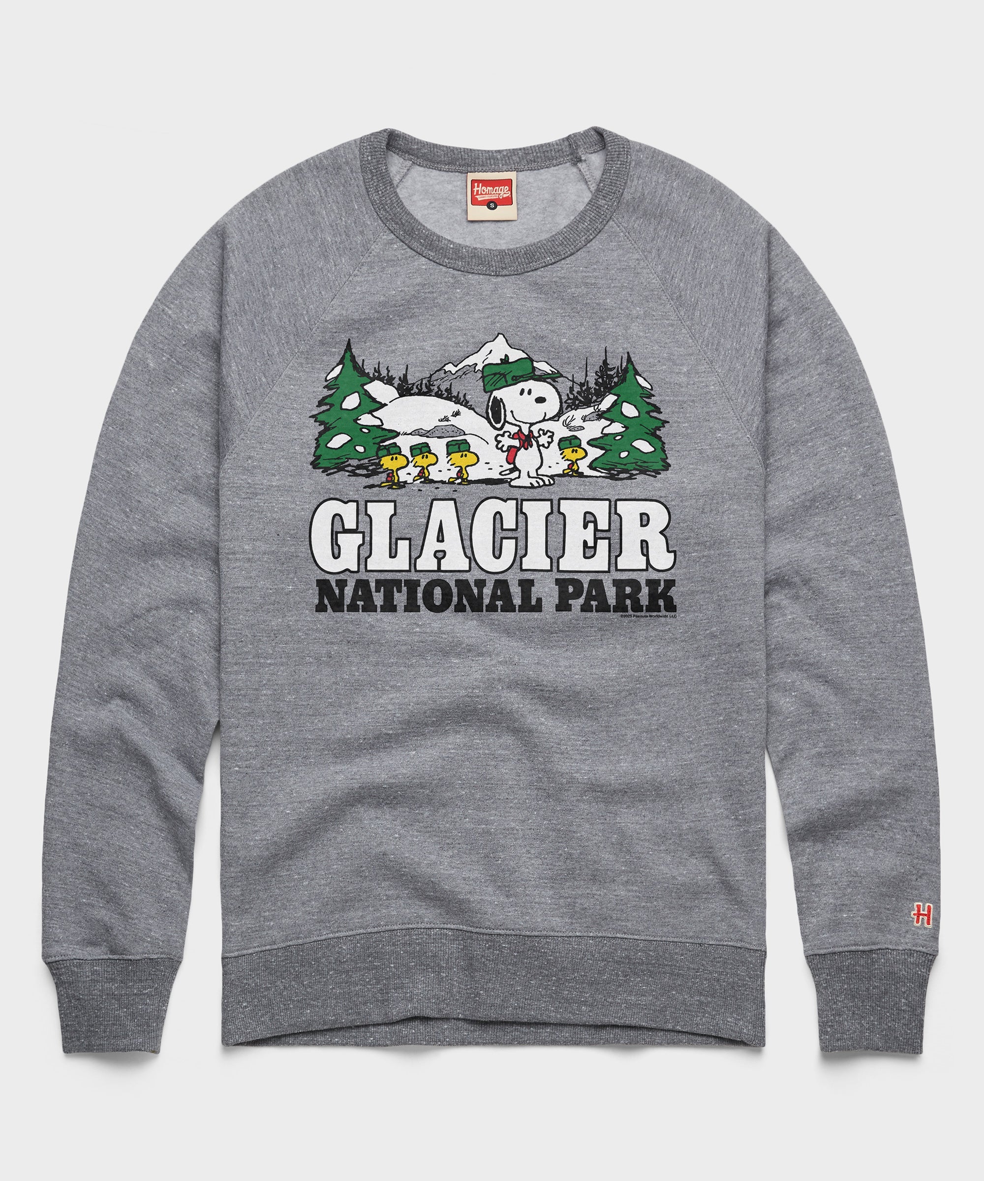 Peanuts Snoopy x Glacier National Park Crewneck