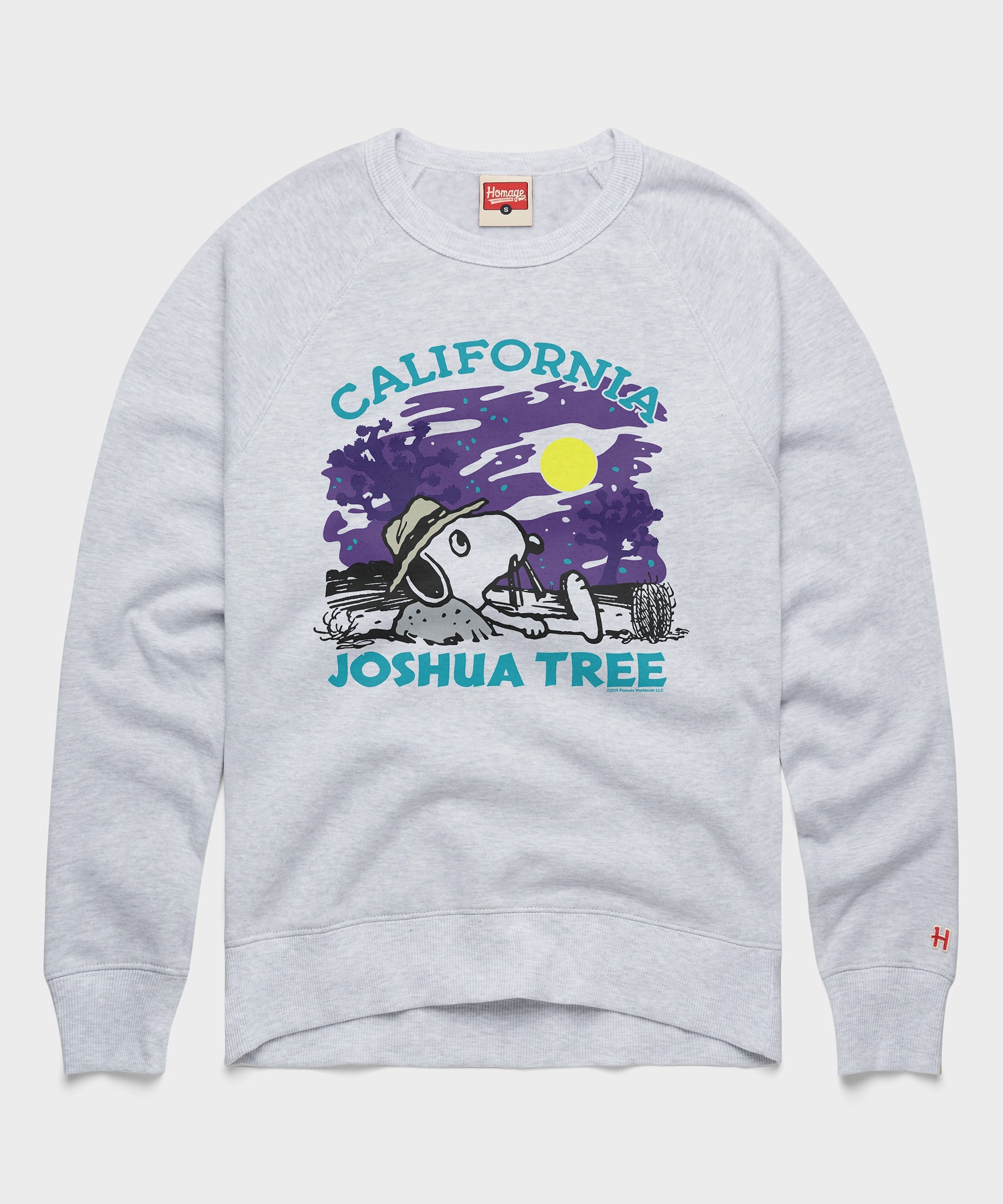 Peanuts Snoopy x Joshua Tree National Park Crewneck Ash