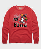 Peanuts Snoopy x Portland Fire Crewneck
