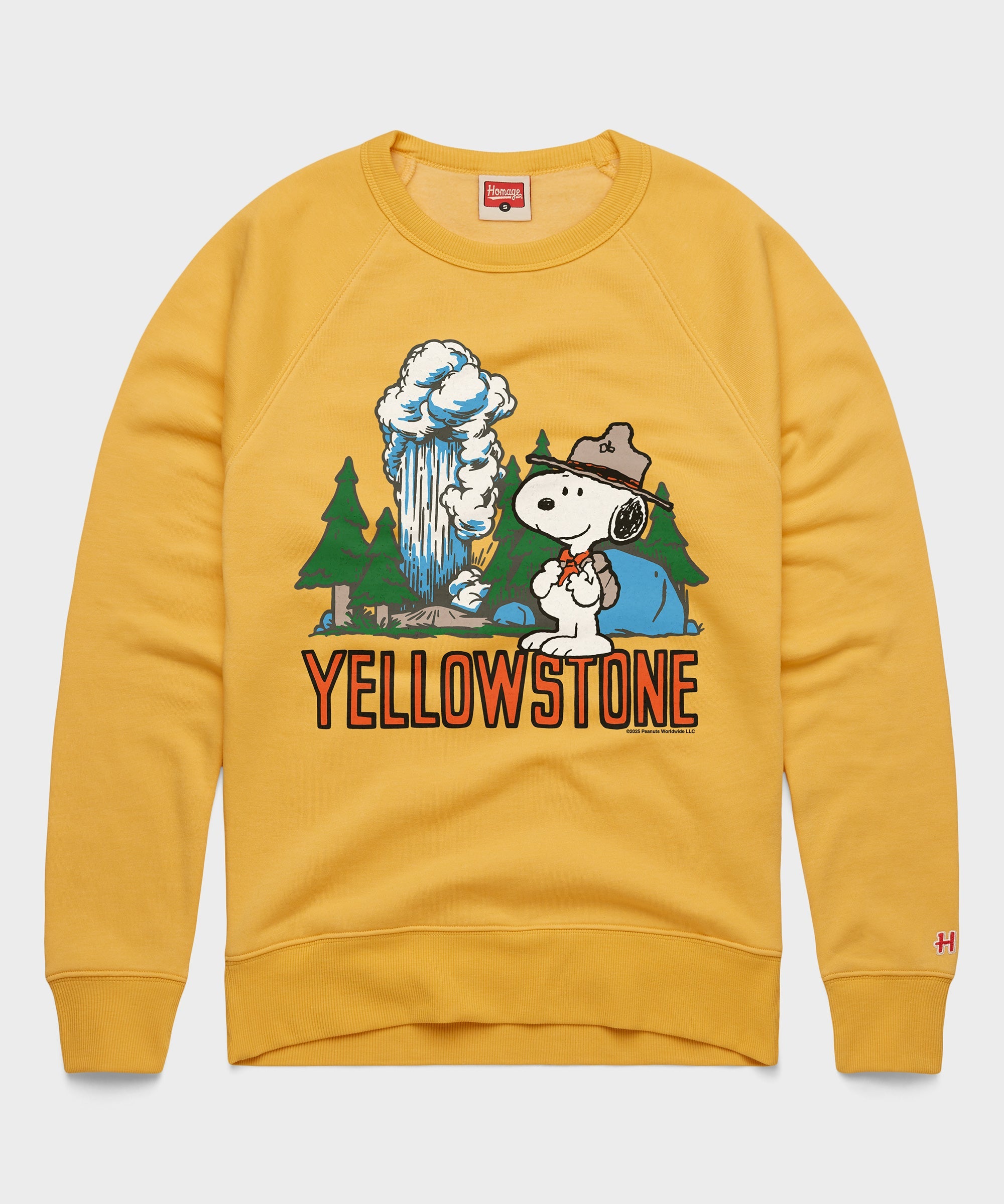 Peanuts Snoopy x Yellowstone National Park Crewneck