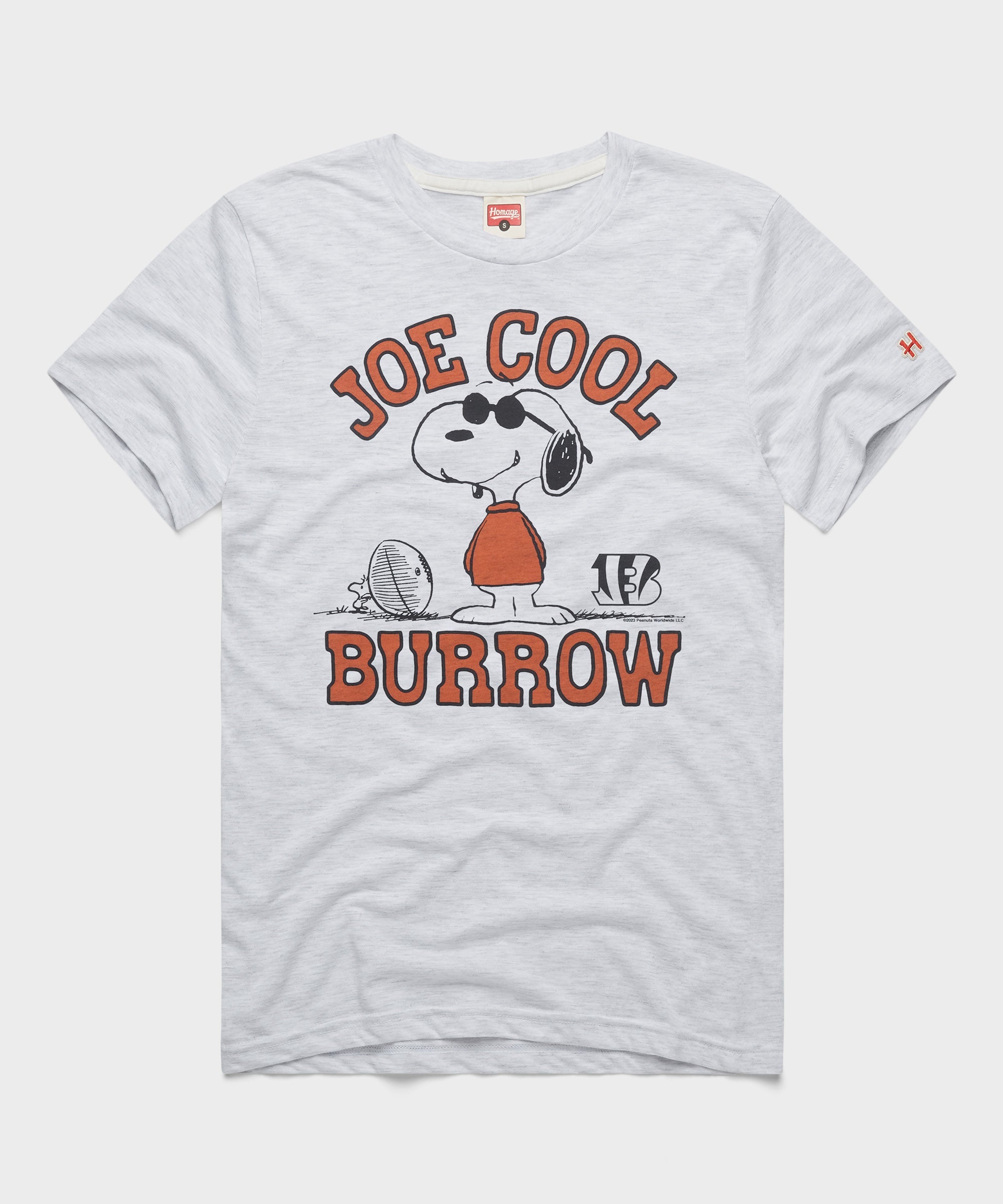 Peanuts x Bengals Joe Cool Burrow Ash