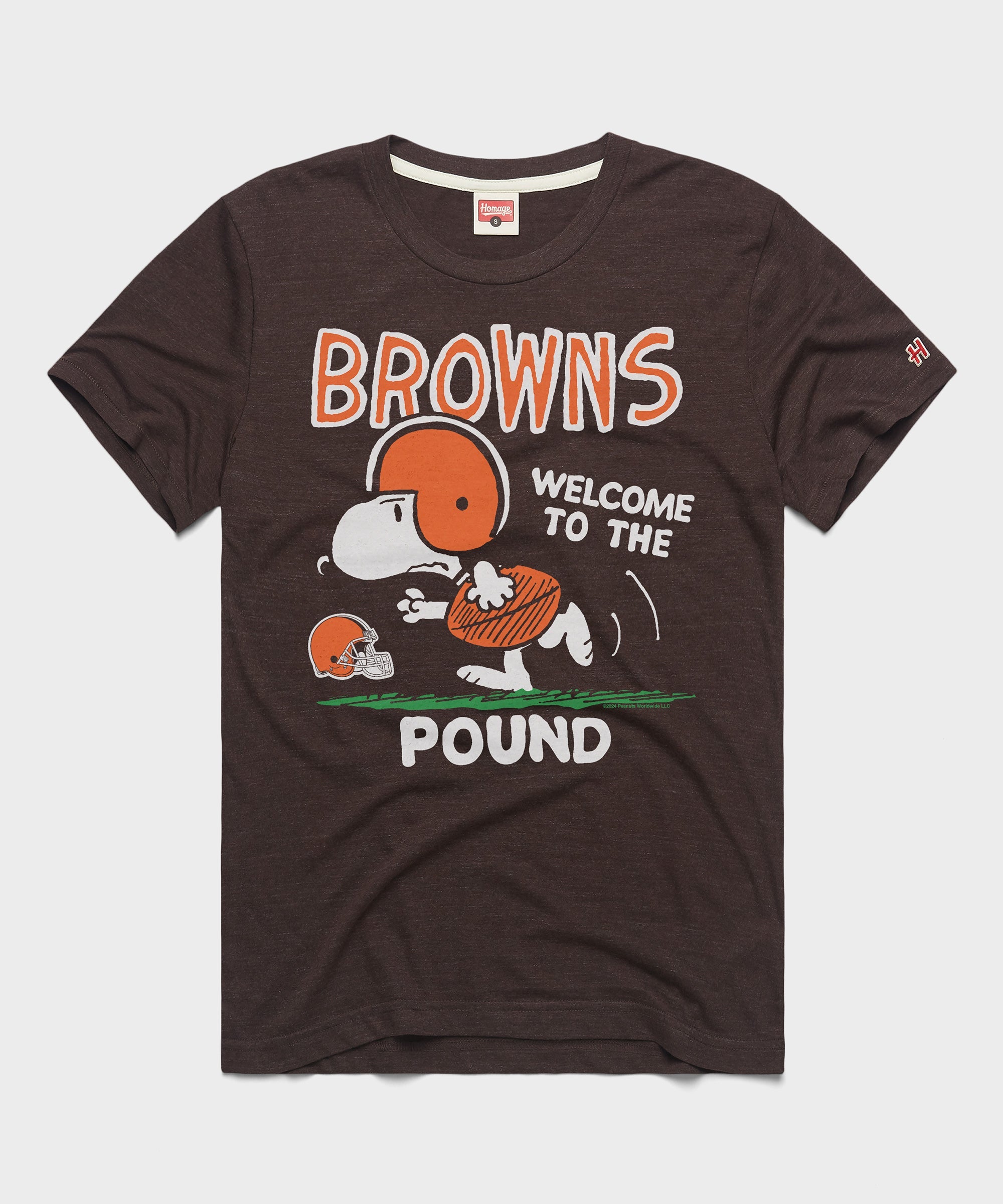 Peanuts x Cleveland Browns Welcome To The Pound Brown