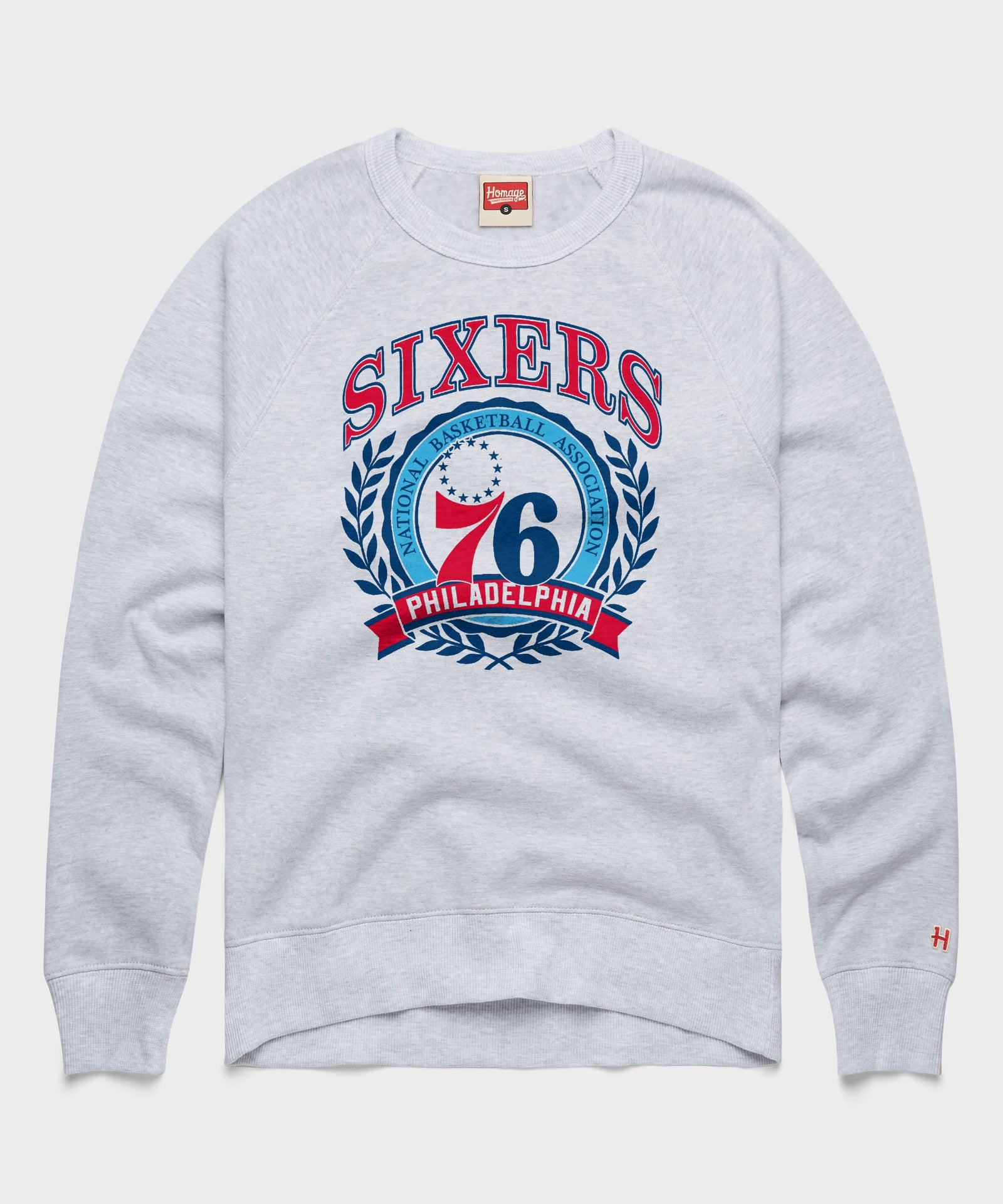 Philadelphia 76Ers Crest Crewneck