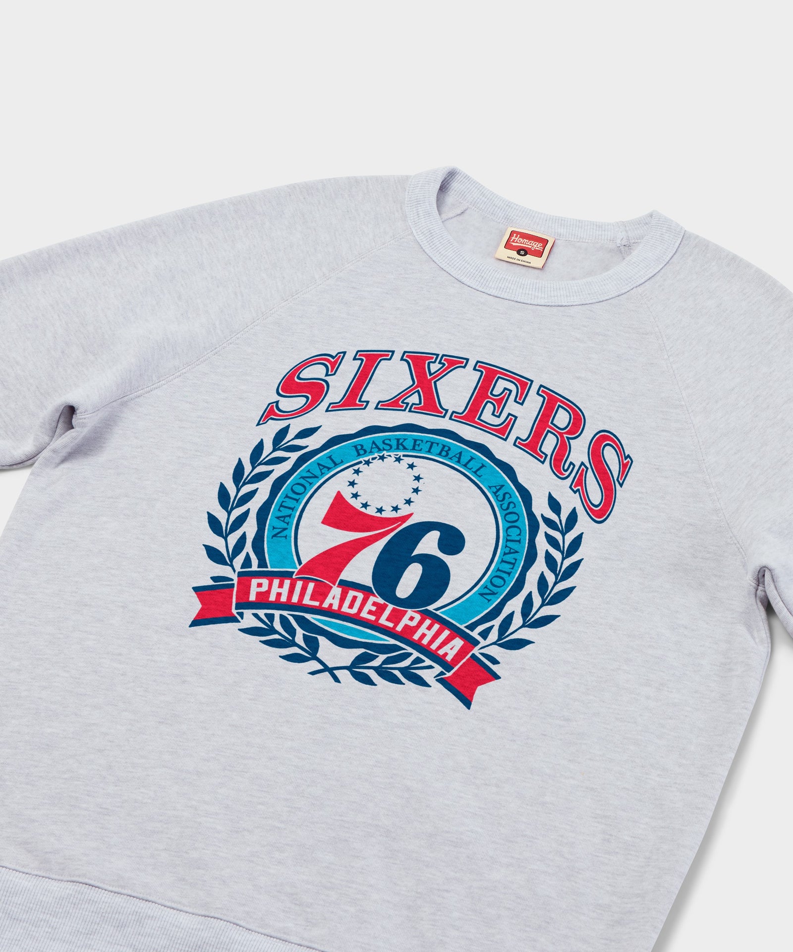 Philadelphia 76Ers Crest Crewneck