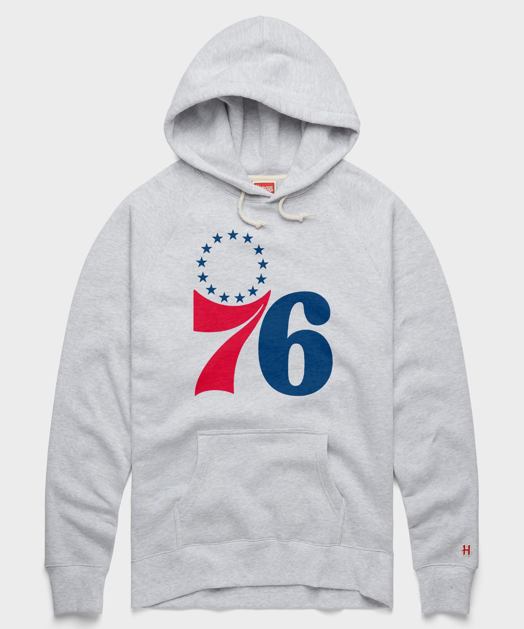 トップス treaturself oneshoulderpearl logosweat Philadelphia 76ers Logo Hoodie | Men's Philadelphia 76ers Hoodie