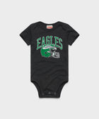 Philadelphia Eagles Helmet Retro Baby One Piece