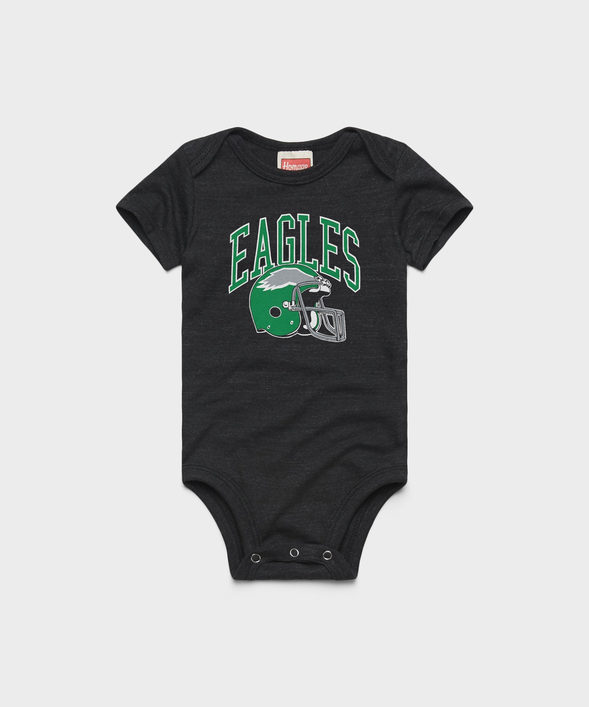Philadelphia Eagles Helmet Retro Baby One Piece
