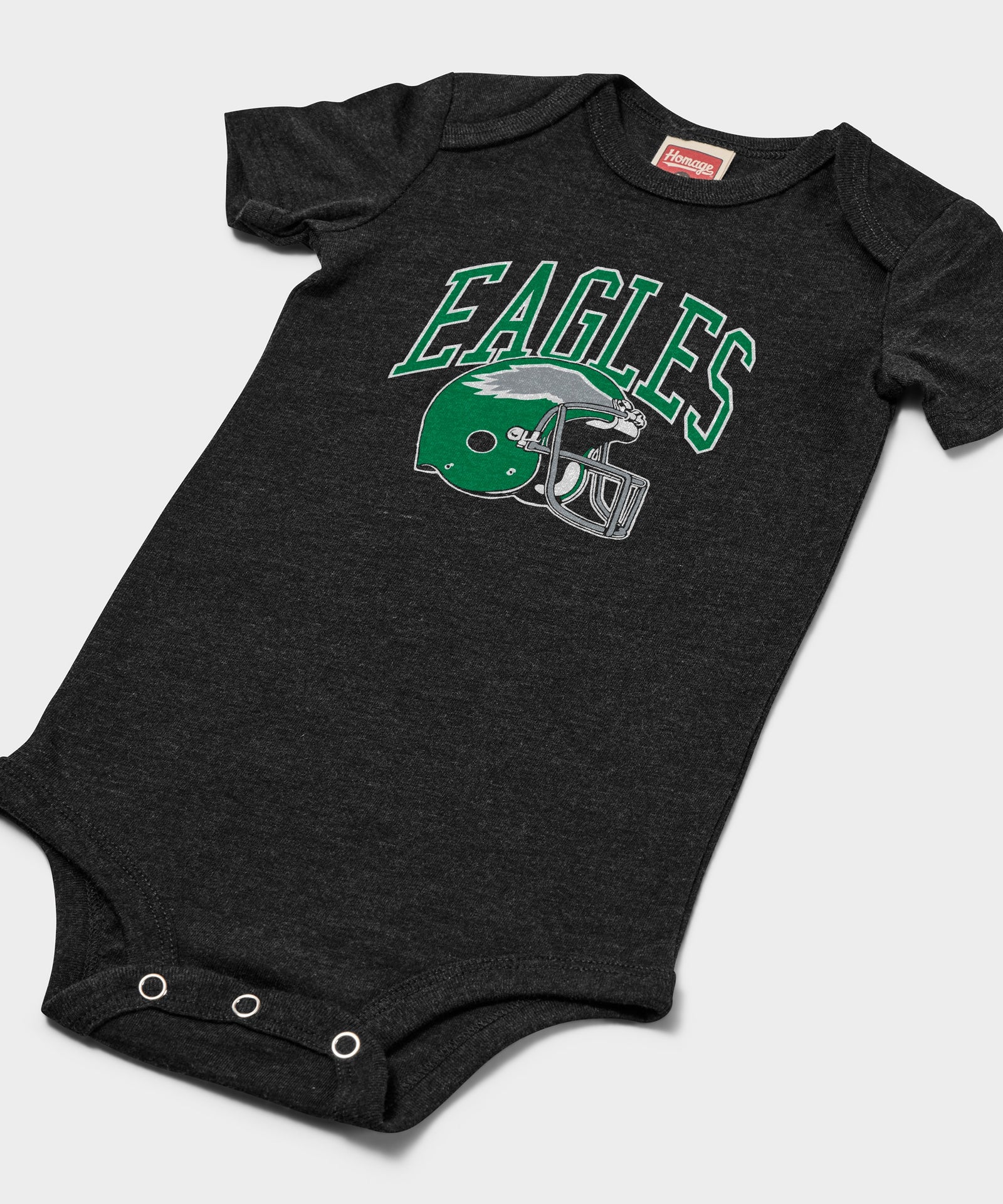 Philadelphia Eagles Helmet Retro Baby One Piece