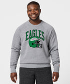 Philadelphia Eagles Helmet Retro Crewneck