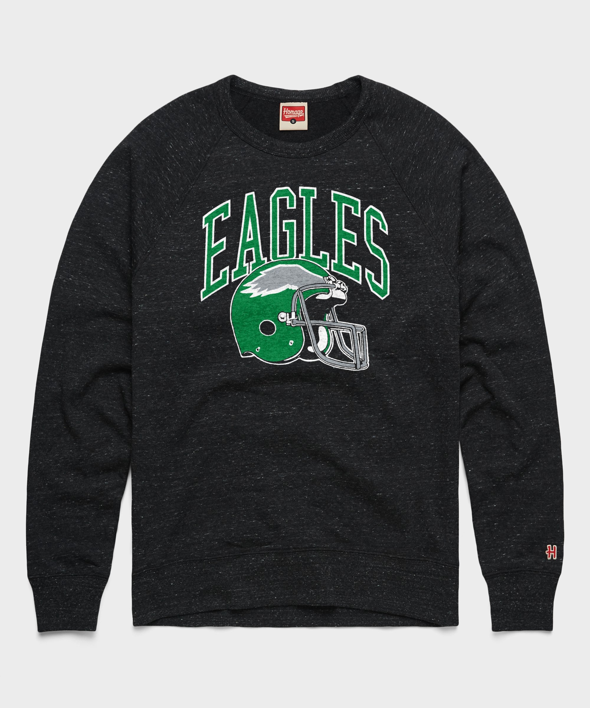 Philadelphia Eagles Helmet Retro Crewneck