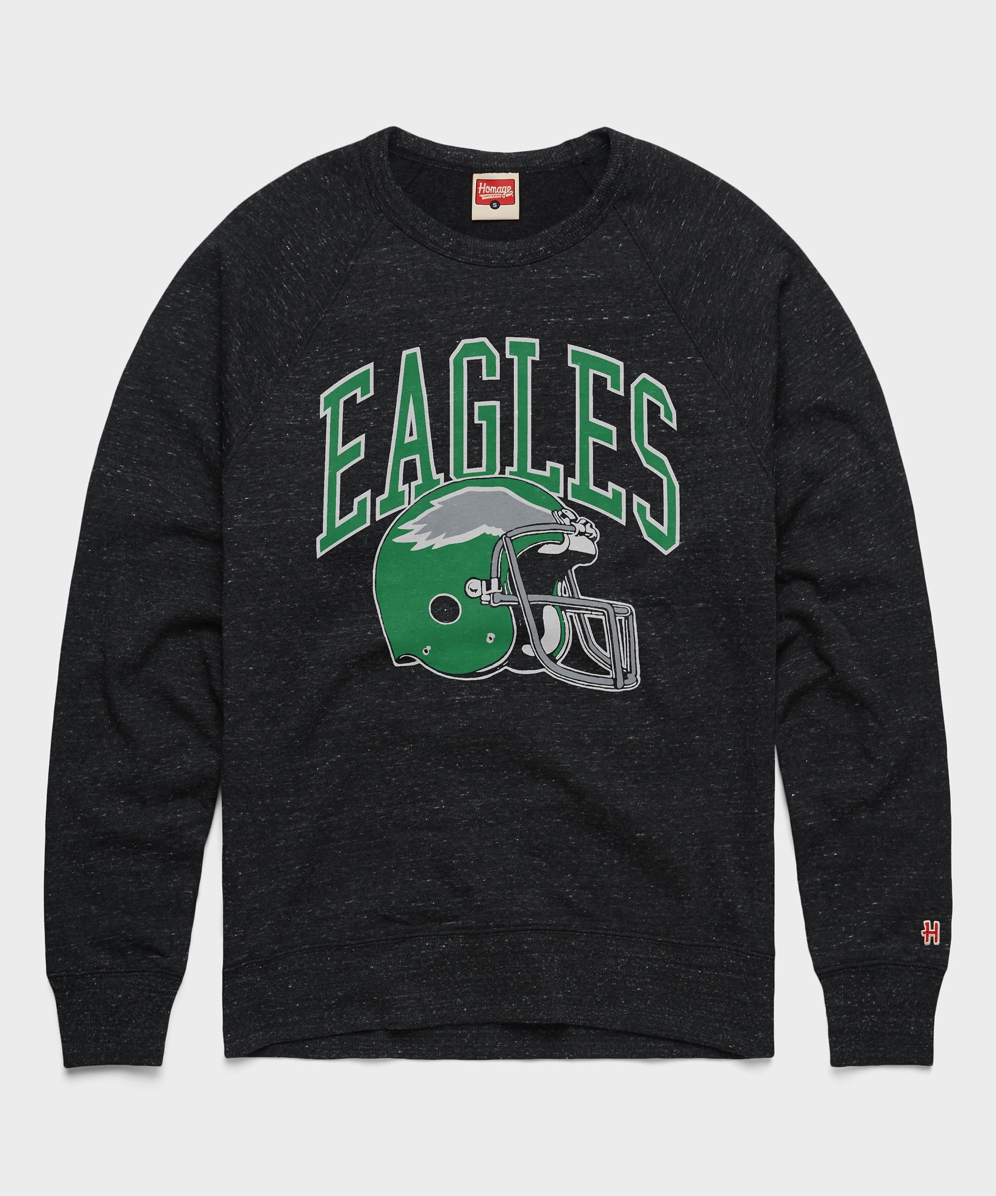 Philadelphia Eagles Helmet Retro Crewneck