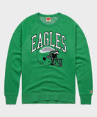 Philadelphia Eagles Helmet Retro Crewneck