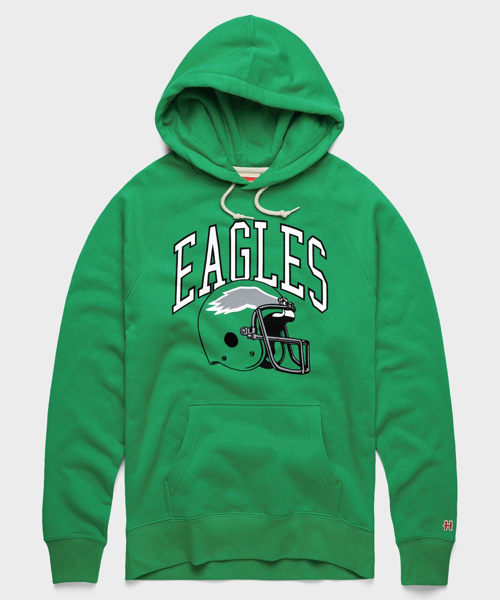 Philadelphia Eagles Helmet Retro Hoodie